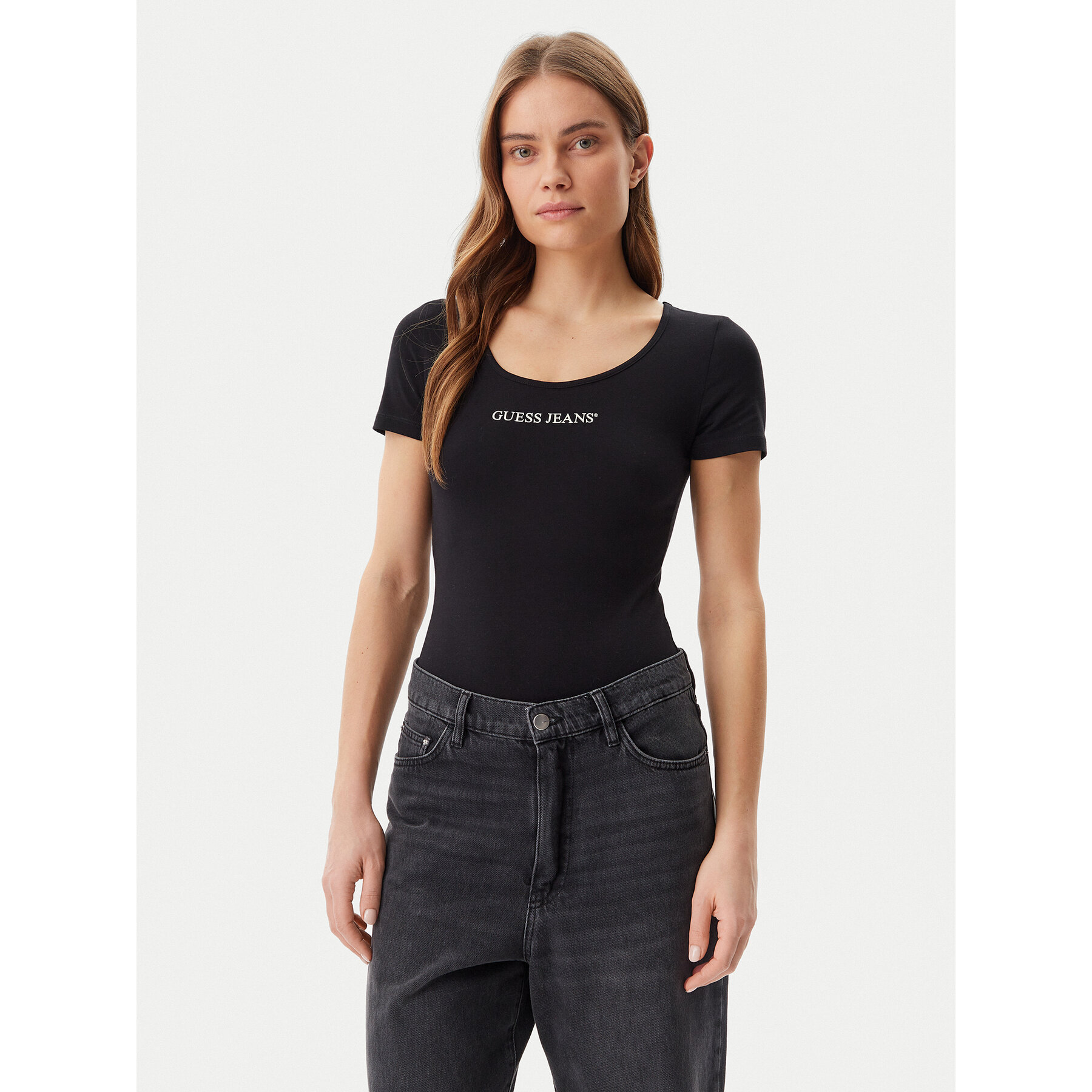 Guess Jeans Body W5GP25 J1314 Czarny Slim Fit