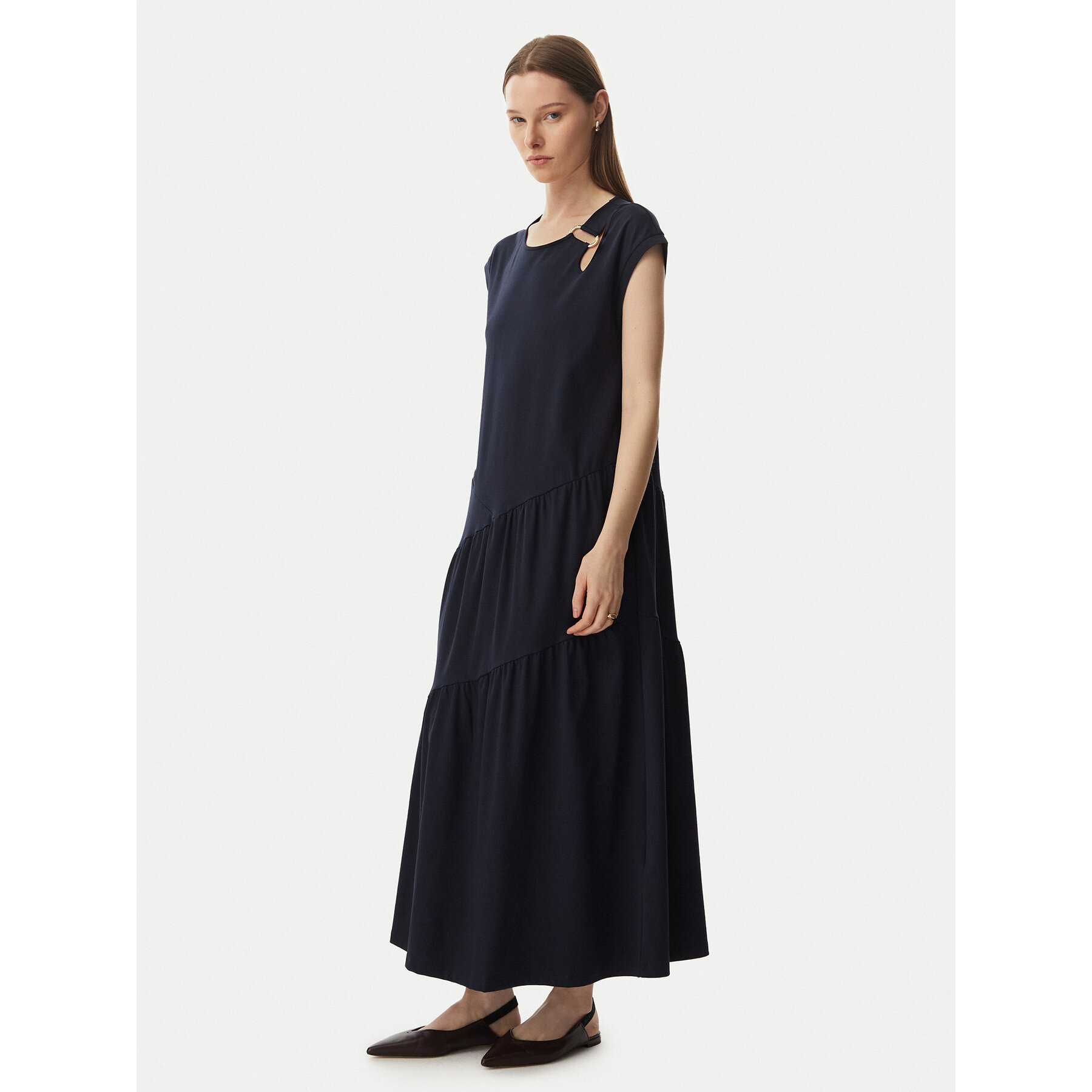 Liu Jo Sport Sukienka codzienna TA6237 J3855 Granatowy Relaxed Fit