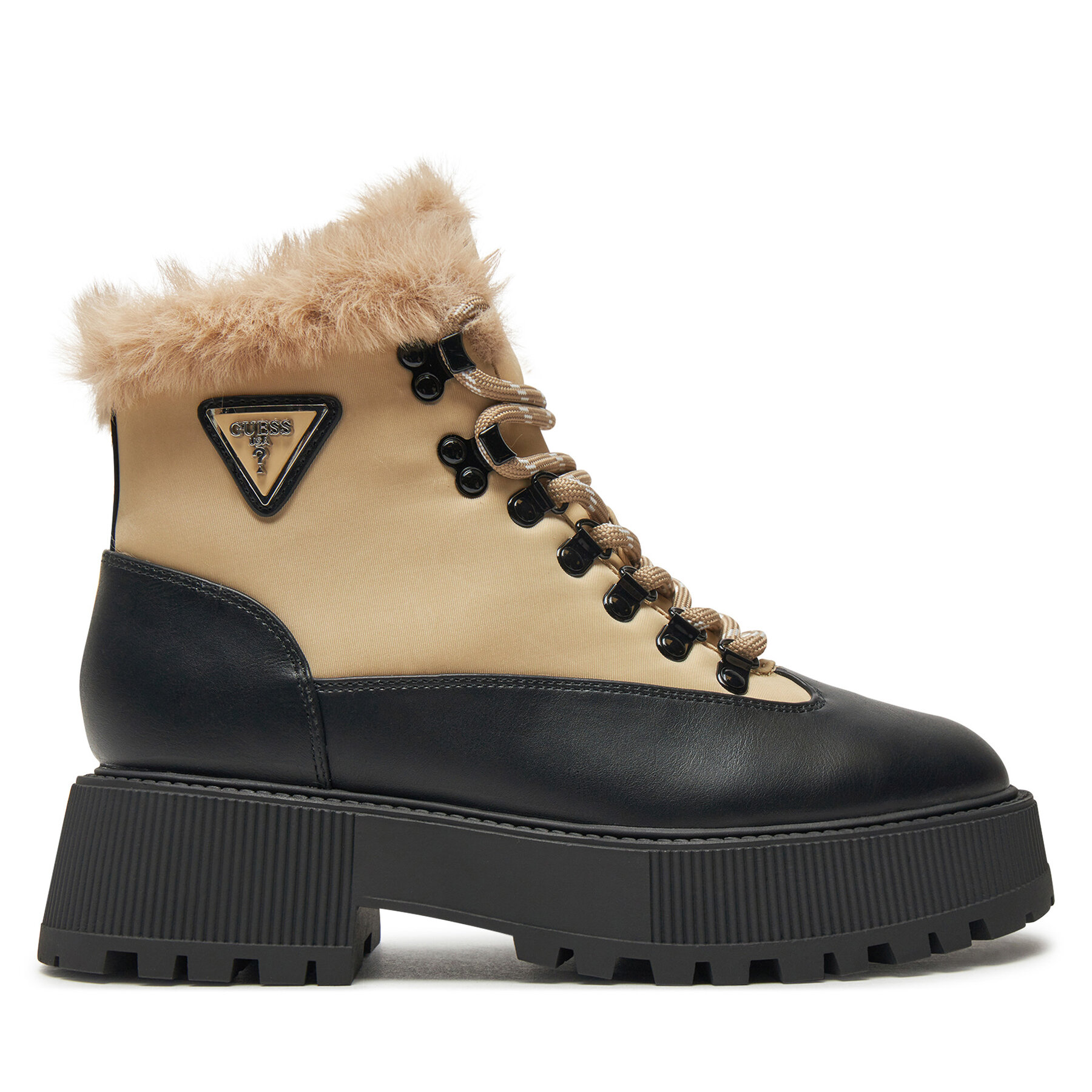 Guess Trapery Rezim FLFREZ ELE10 Beżowy