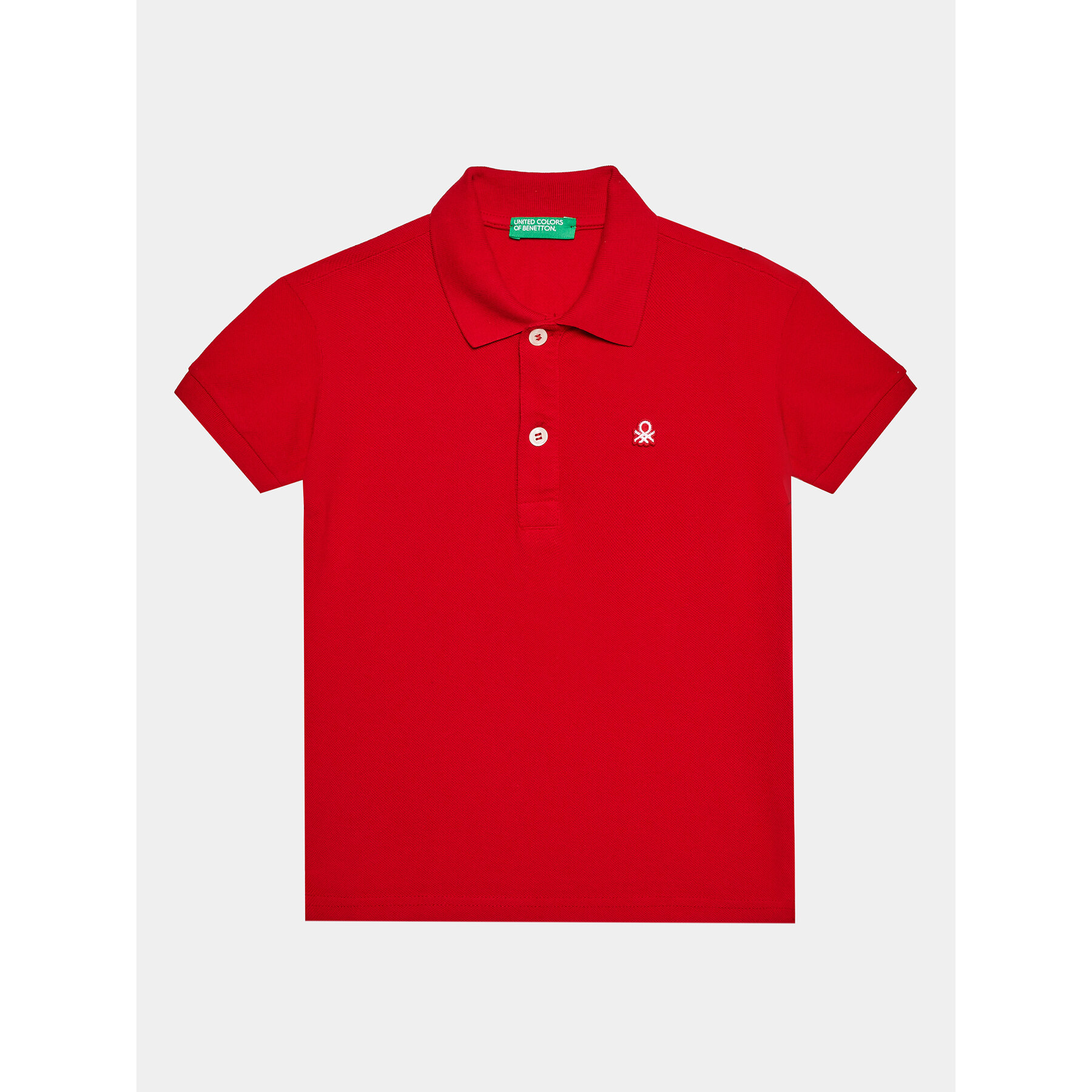 United Colors Of Benetton Polo 3089C300Q Czerwony Regular Fit
