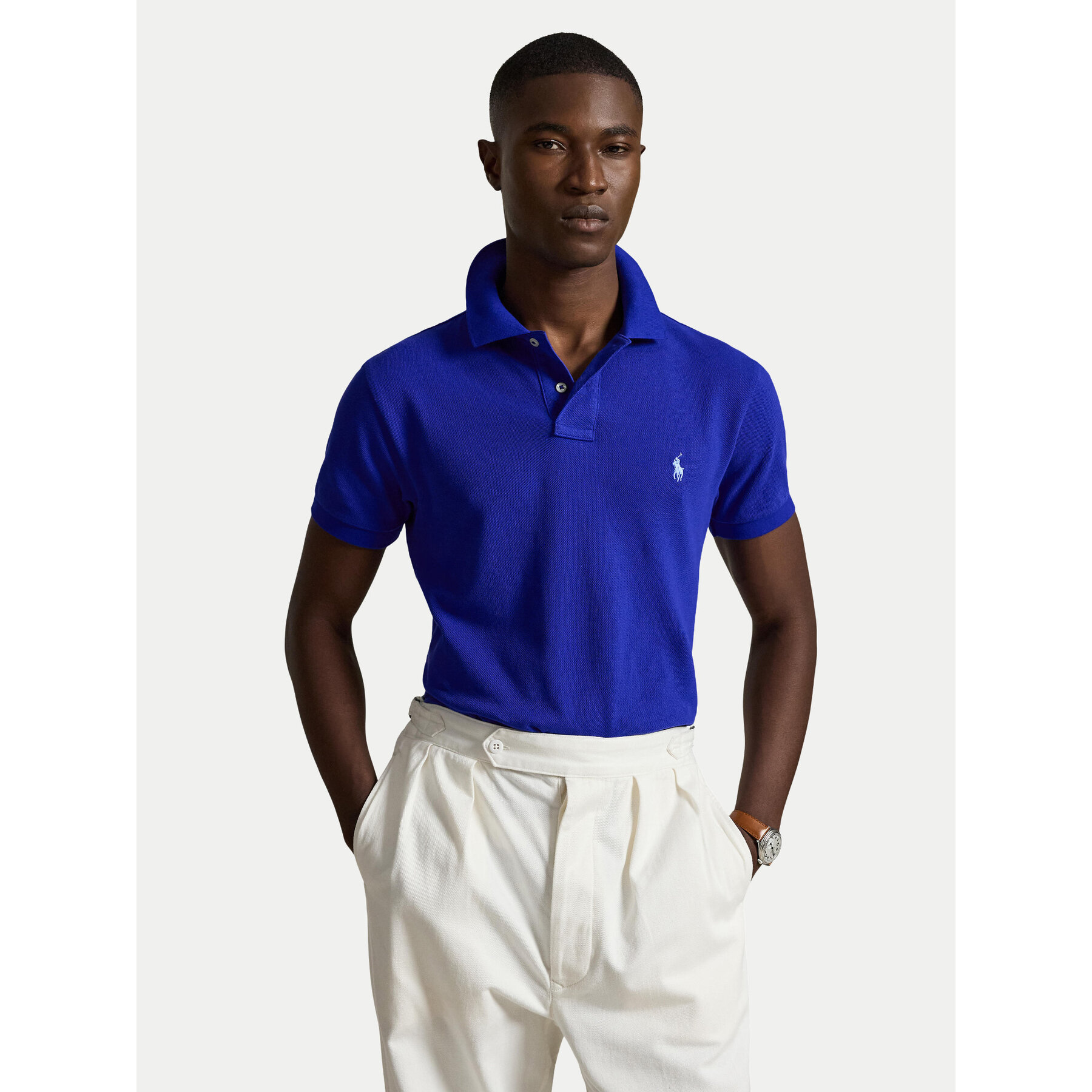 Polo Ralph Lauren Polo 710536856516 Niebieski Regular Fit