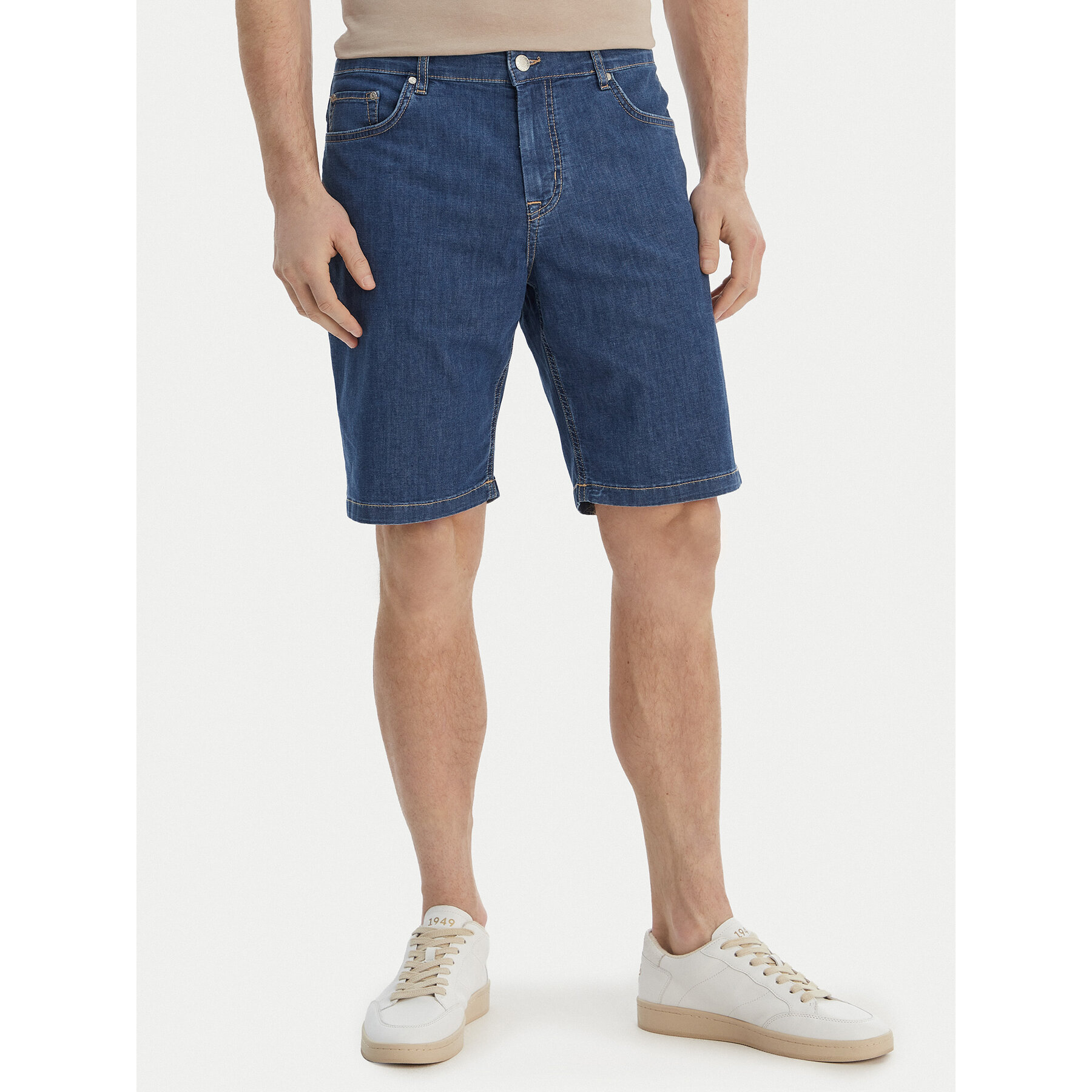 JOOP! Jeans Szorty jeansowe Mabrouk 30102791 Niebieski Slim Fit