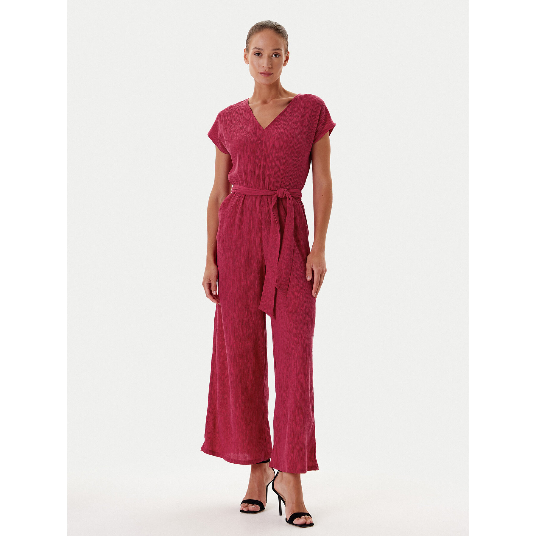 Tatuum Kombinezon Koreki 1 T2507.077 Różowy Wide Leg