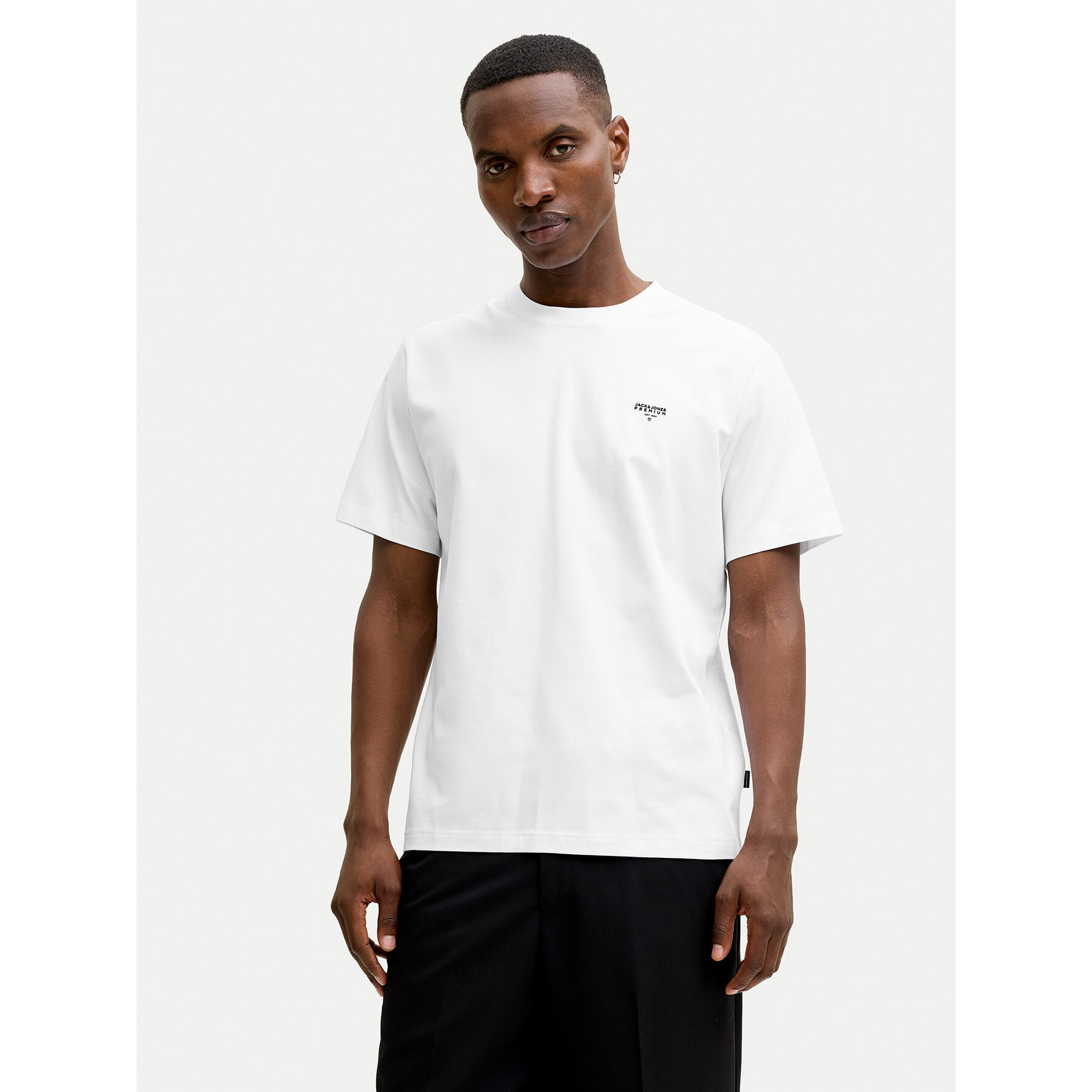 Jack & Jones T-Shirt Tyler 12292383 Biały Regular Fit