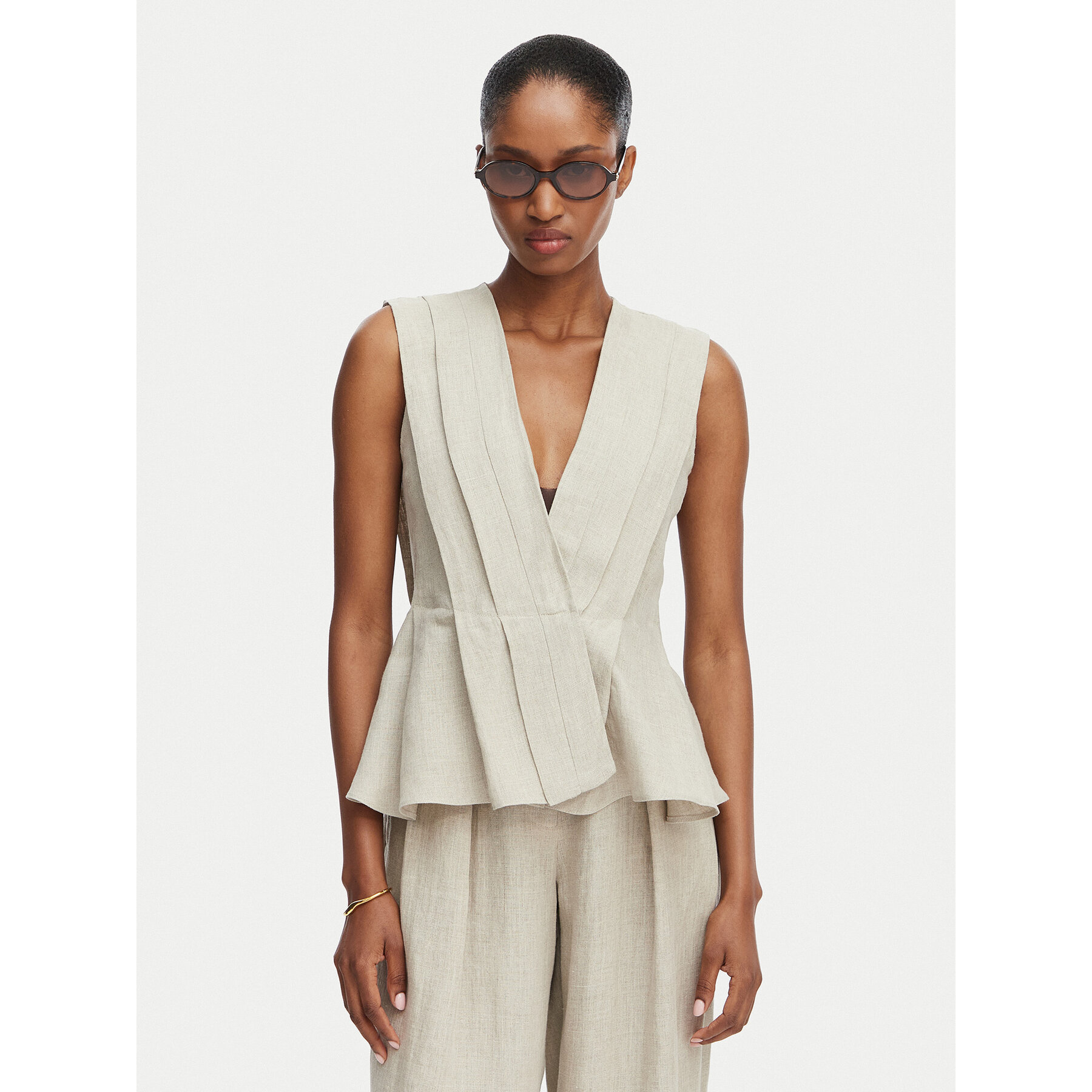 Marella Bluzka Vallo 2613161042 Beżowy Regular Fit