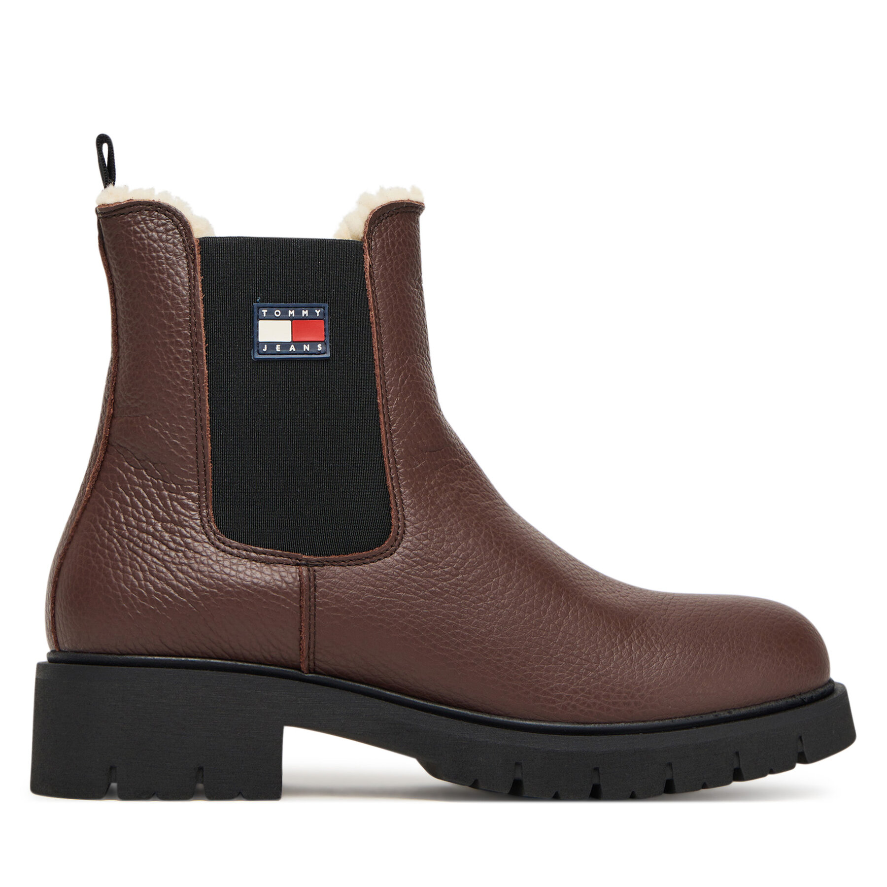 Tommy Jeans Sztyblety Tjw Chelsea Boot Wl EN0EN02826 Brązowy