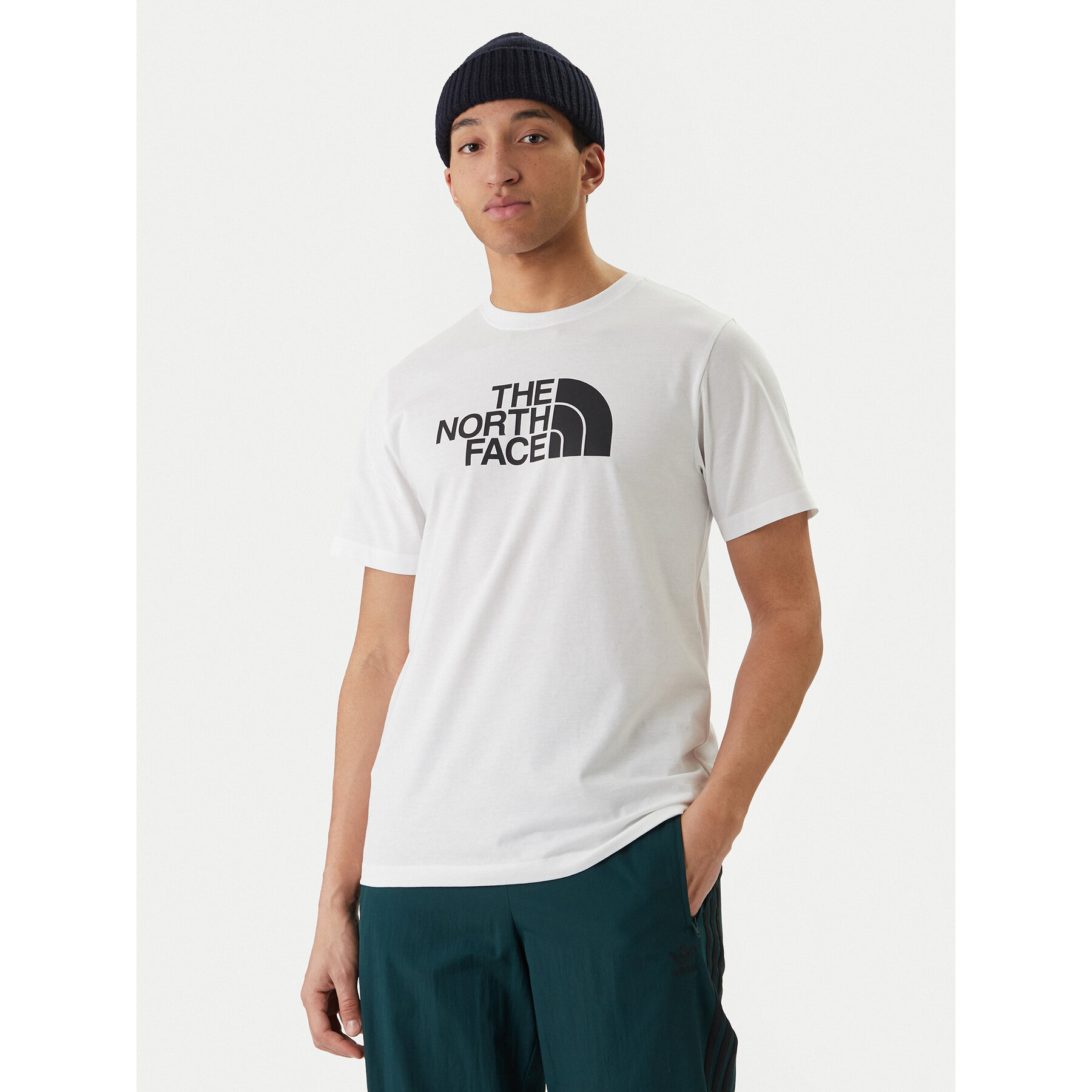 The North Face T-Shirt Evolution Half Dome NF0A8B6J Biały Regular Fit