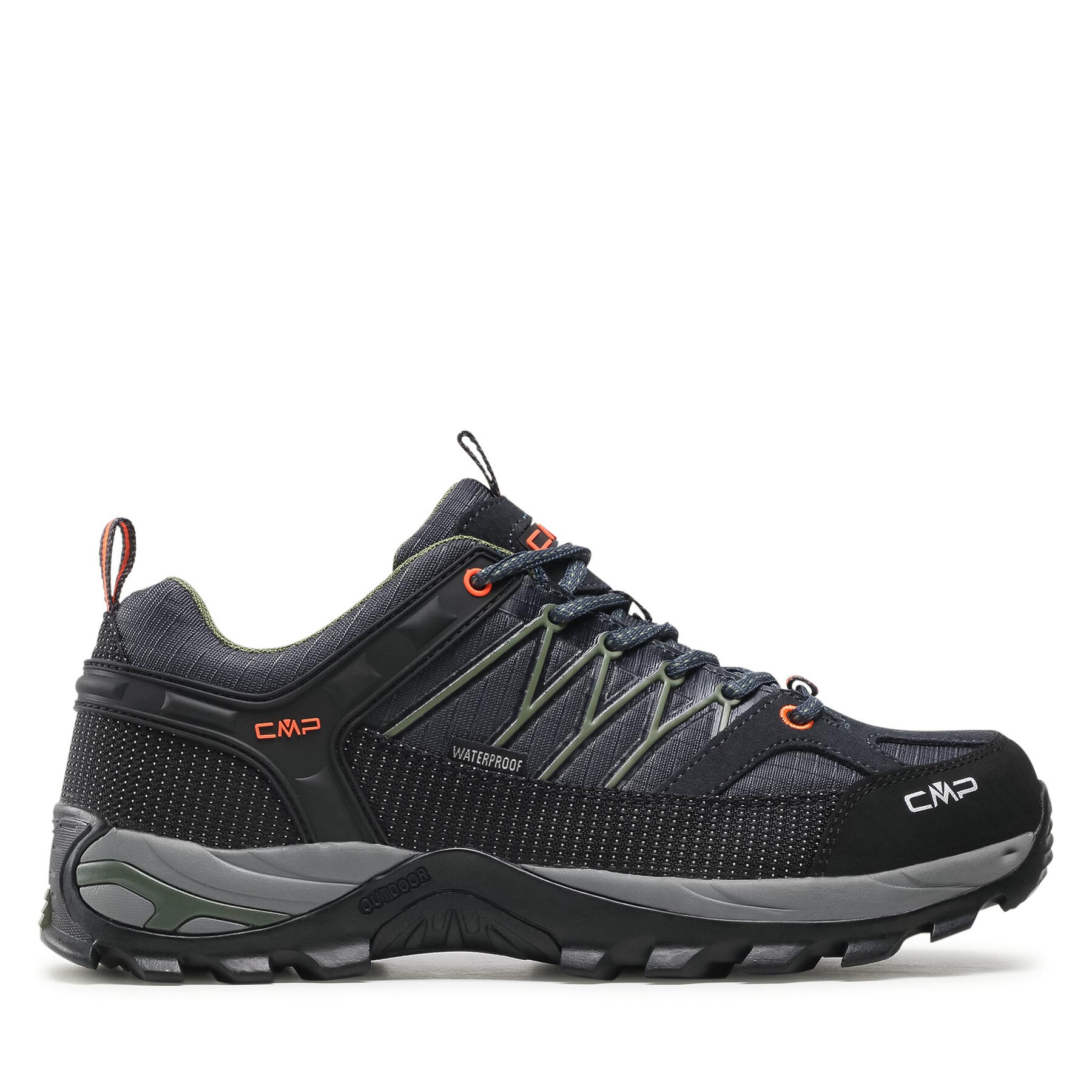 CMP Trekkingi Rigel Low Trekking Shoe Wp 3Q54457 Czarny