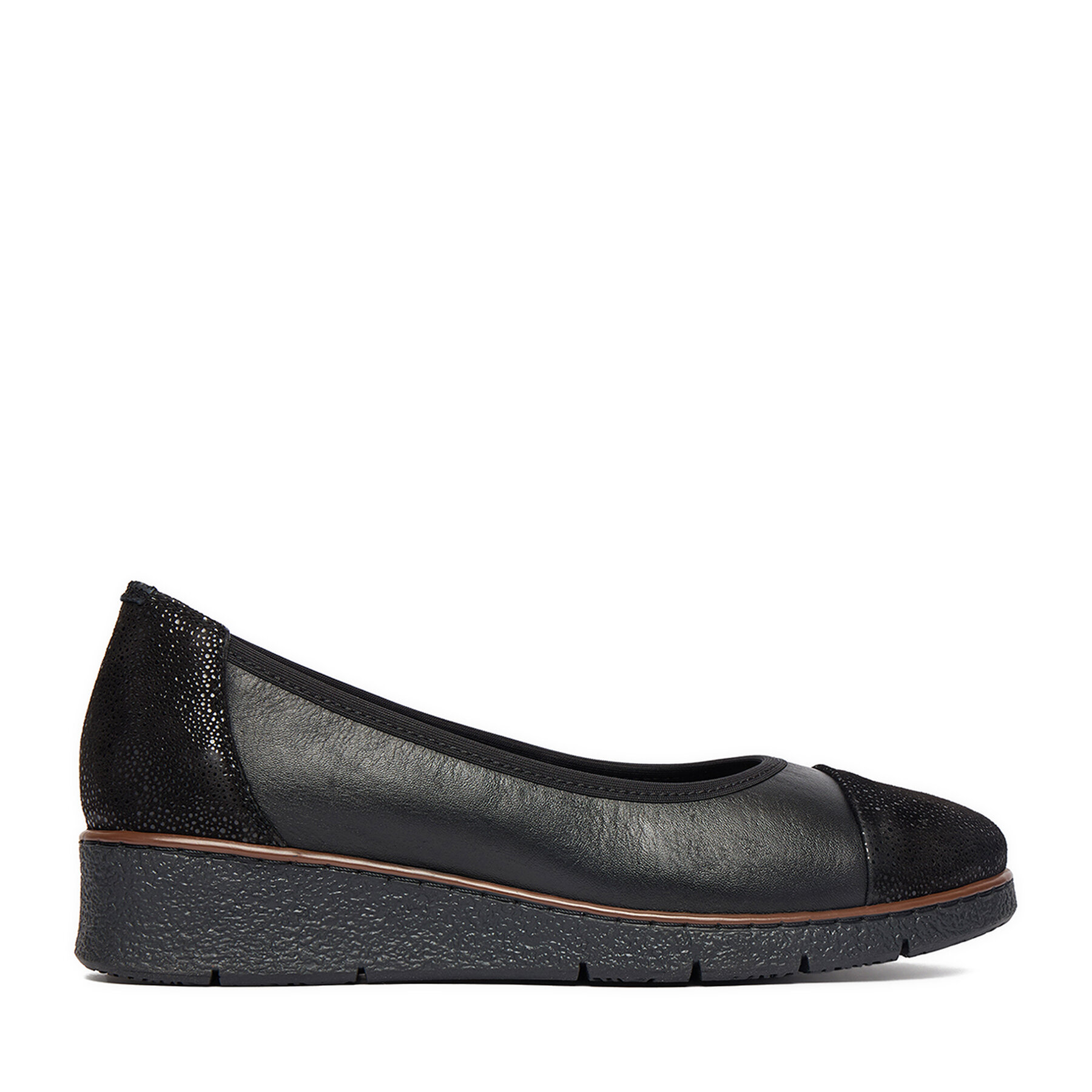 Go Soft Baleriny CEO-WI16-FLEXX-02 Czarny