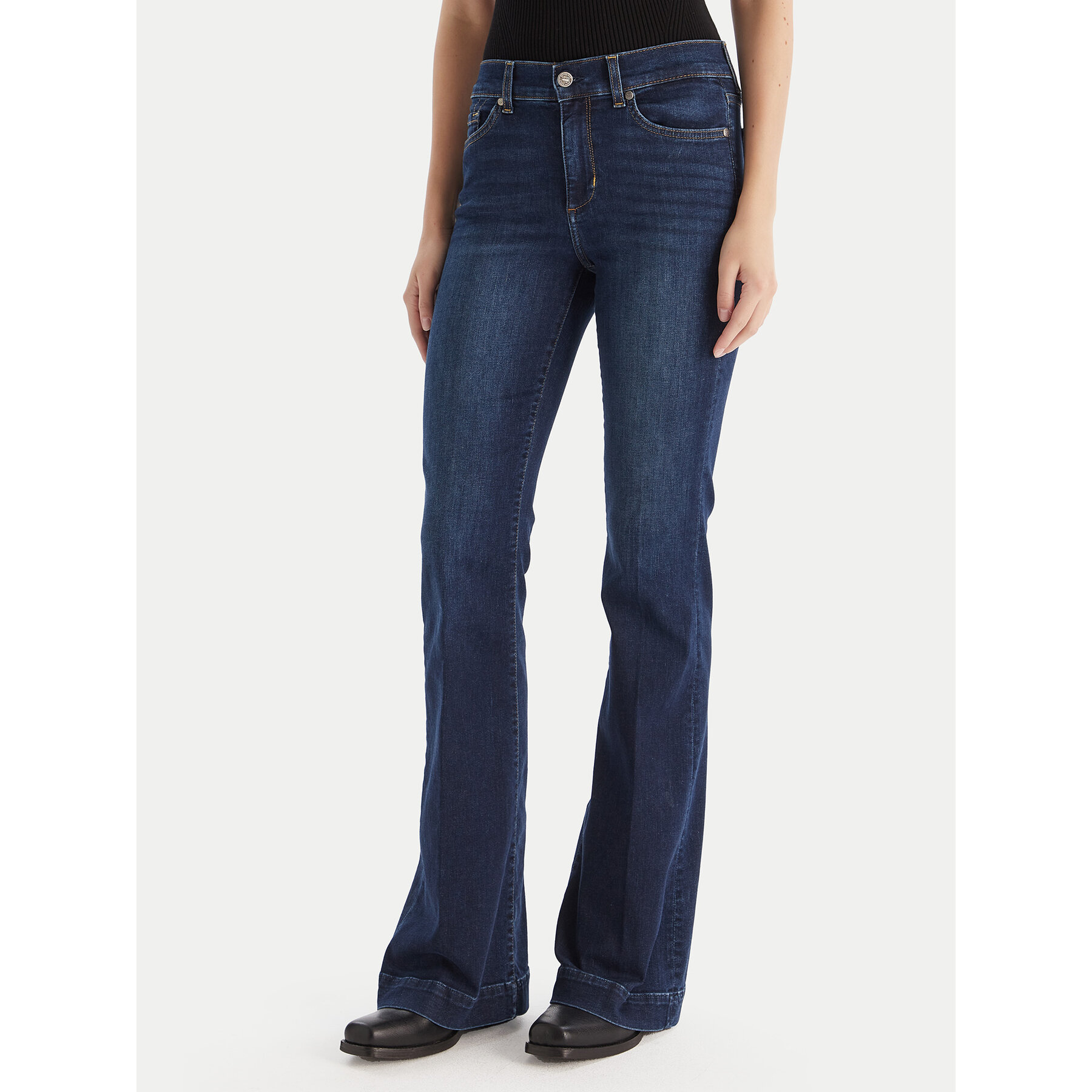 Liu Jo Jeansy UF5061 DS615 Granatowy Regular Fit
