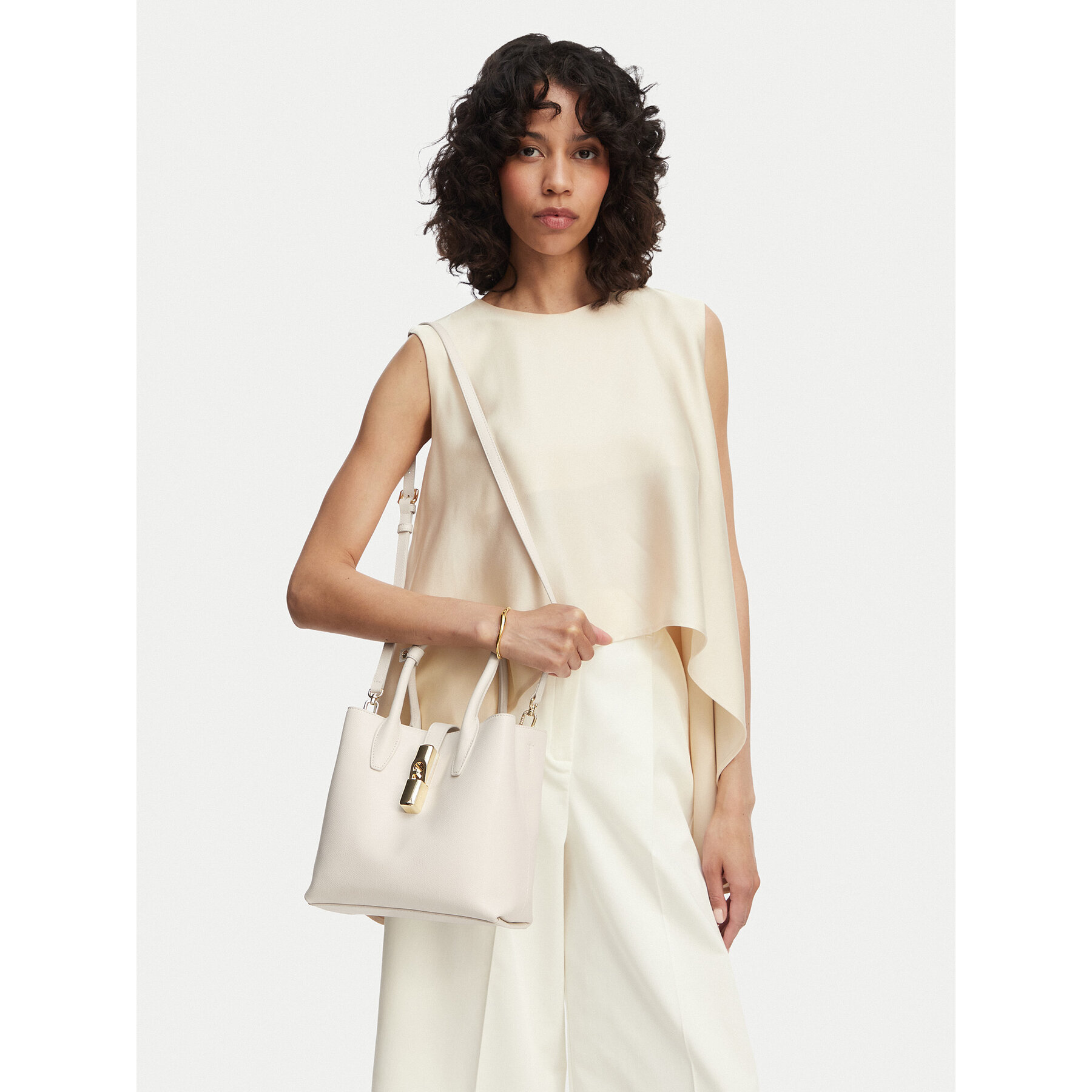 Furla Torebka Goccia S WB01949 ARE000 KH PNN00 Biały