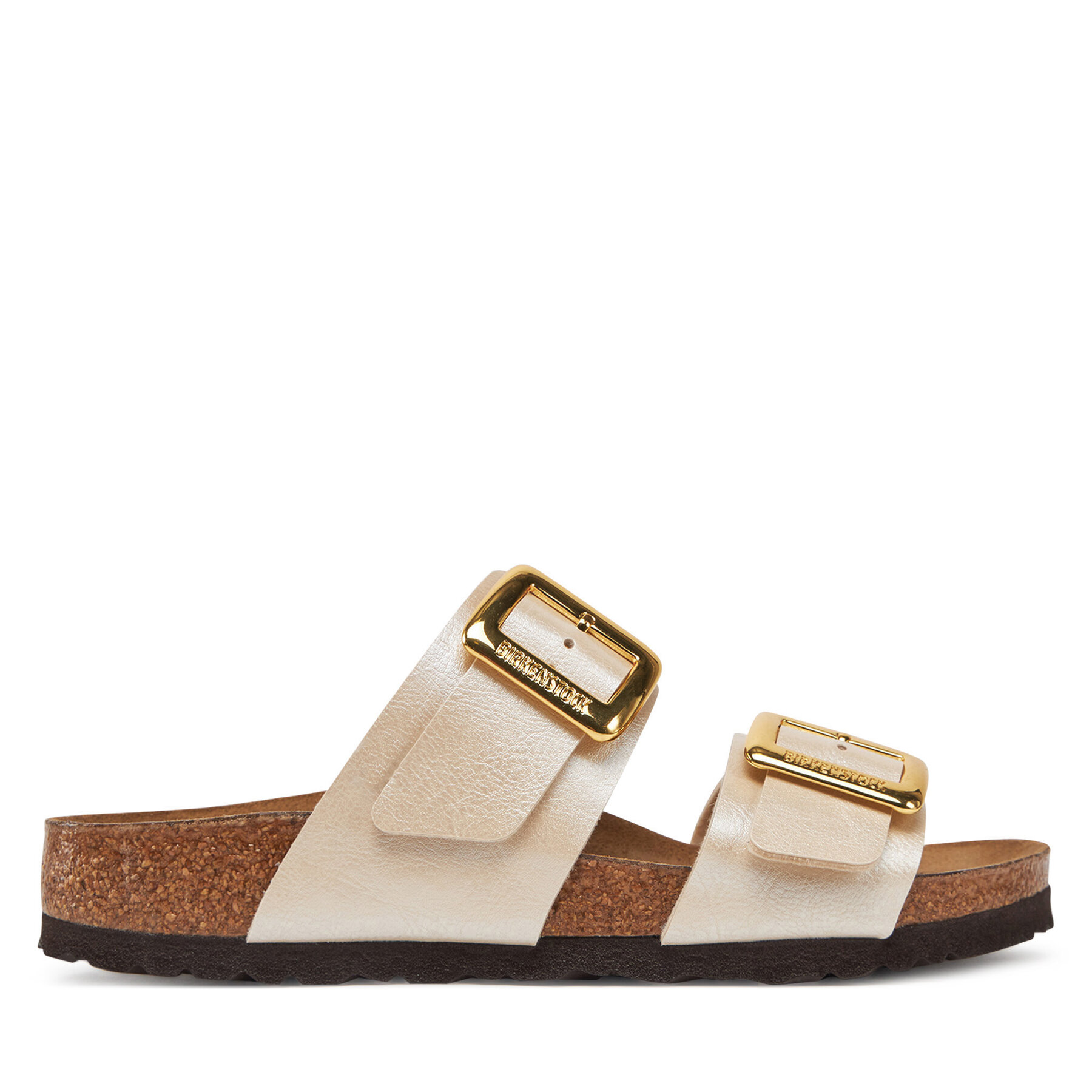 Birkenstock Klapki Sydney Cushion Buckle 1029492 Écru