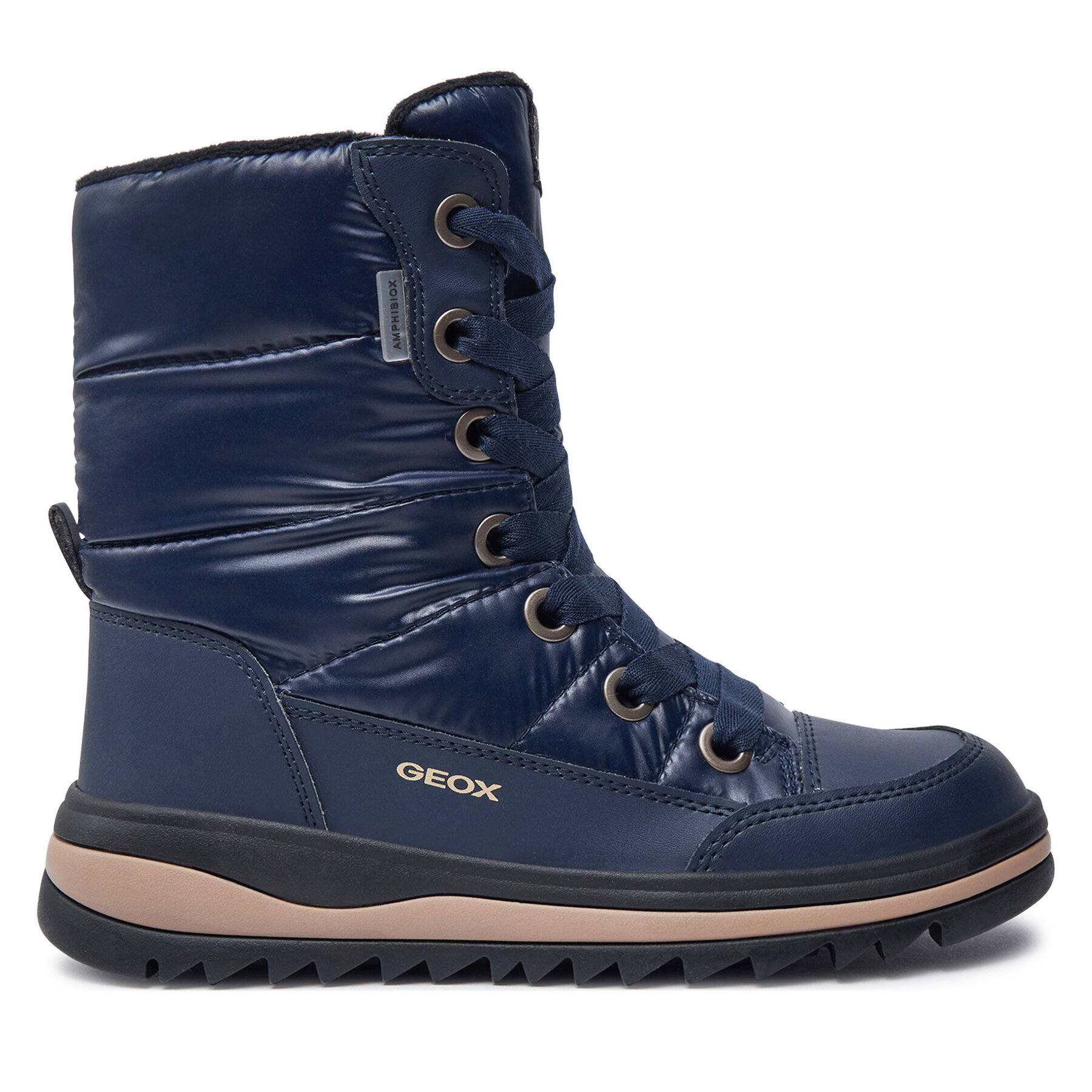Geox Kozaki J Adelhide Girl B Ab J16EWA 0LVBC C4002 S Granatowy