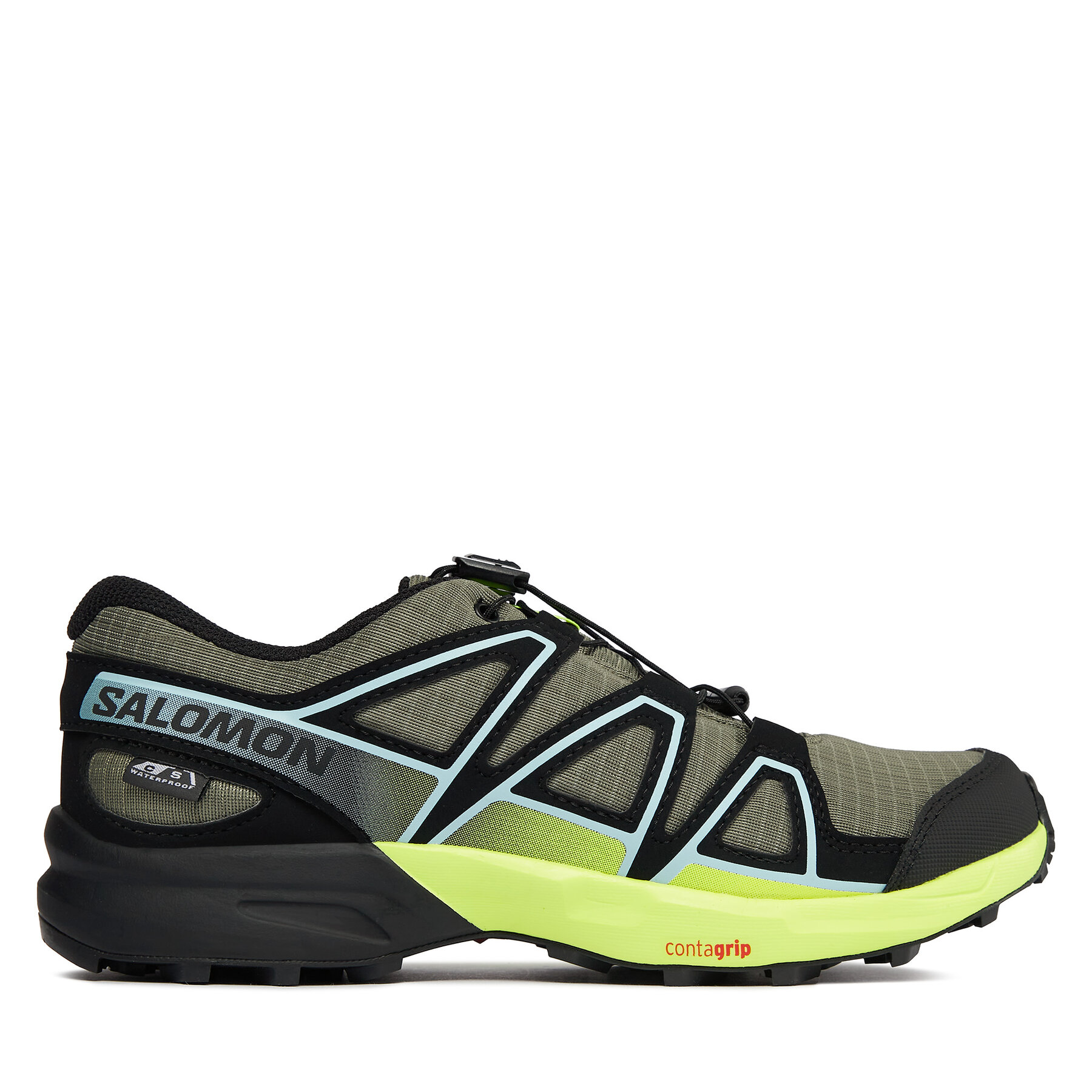 Salomon Buty do biegania Speedcross Climasalomon™ Waterproof L47278900 Zielony