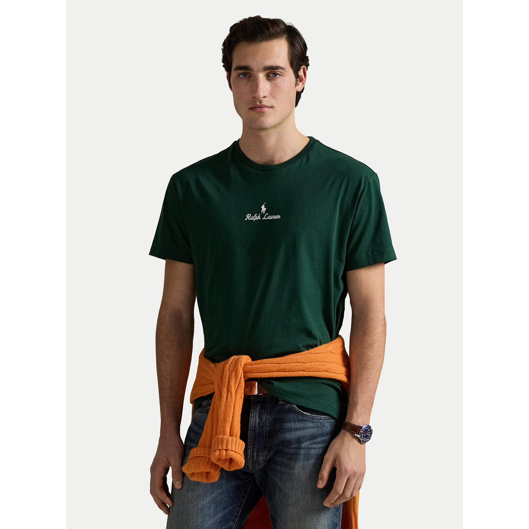 Polo Ralph Lauren T-Shirt 710981370006 Zielony Classic Fit