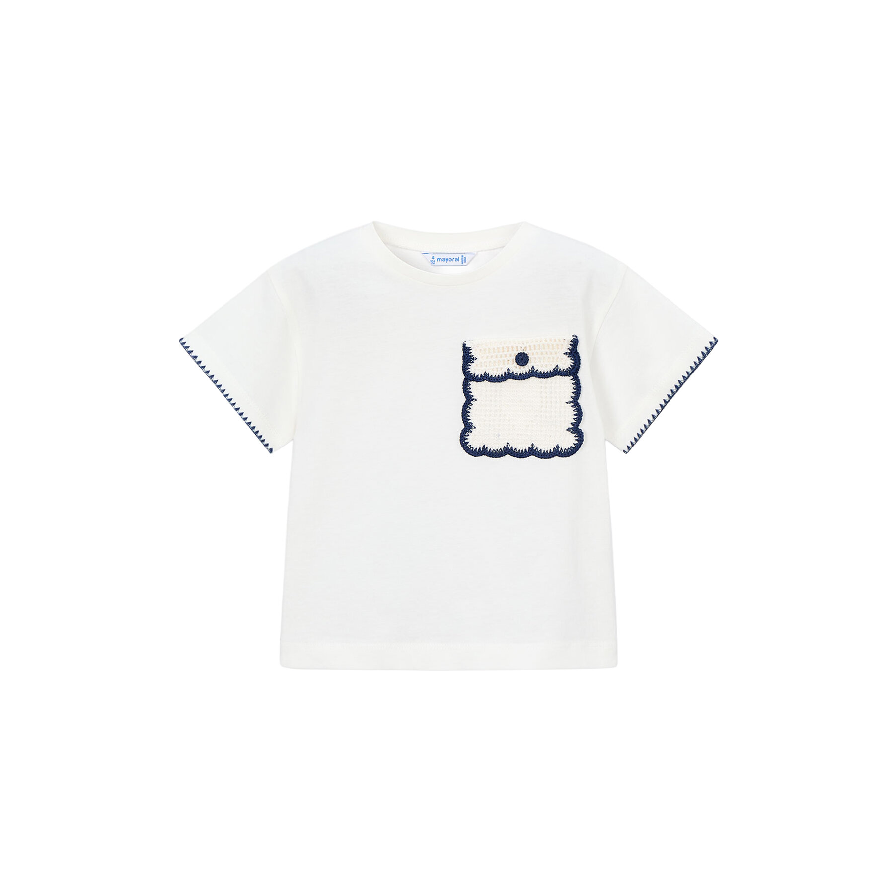 Mayoral T-Shirt 3013 Écru Regular Fit