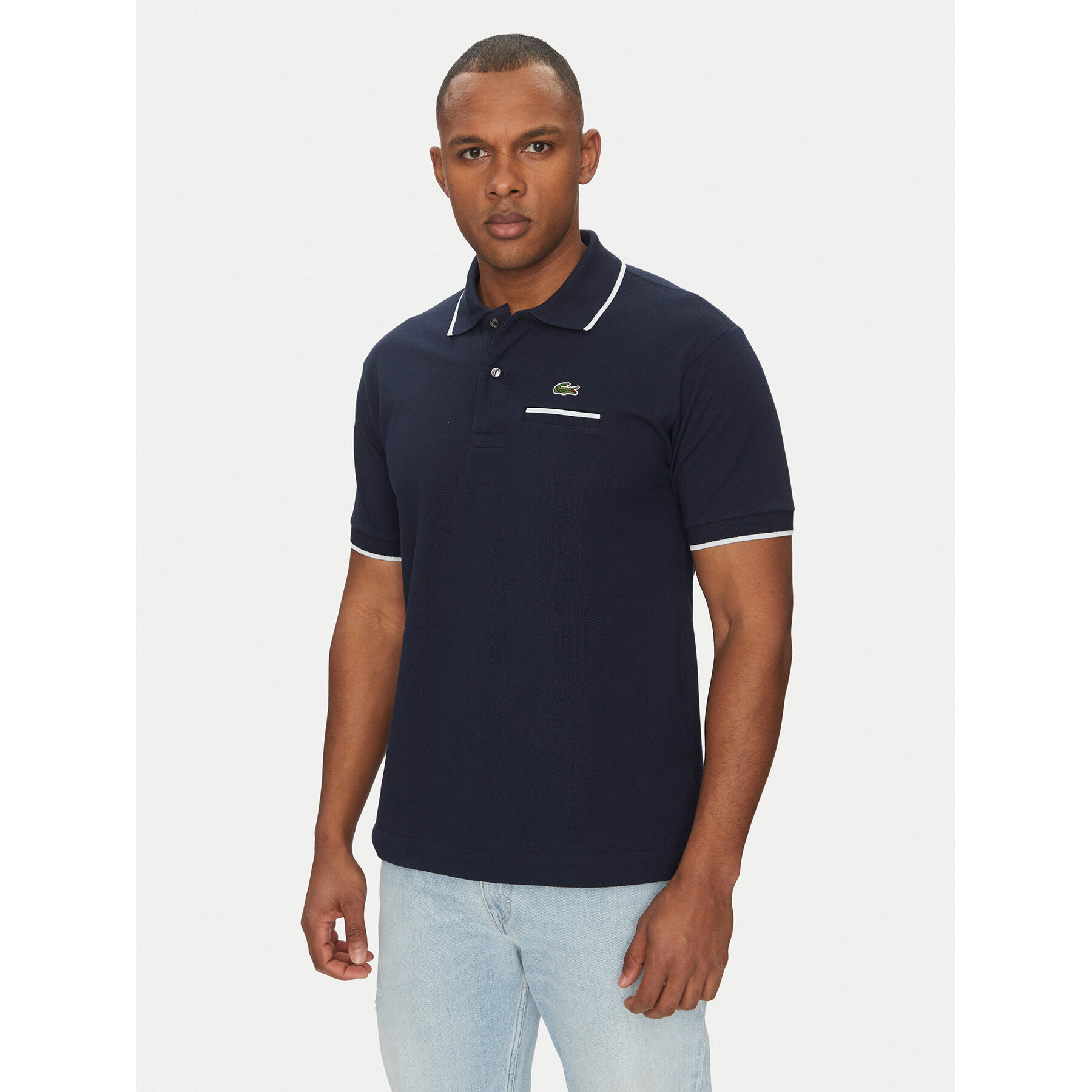 Lacoste Polo PH9838 Granatowy Classic Fit