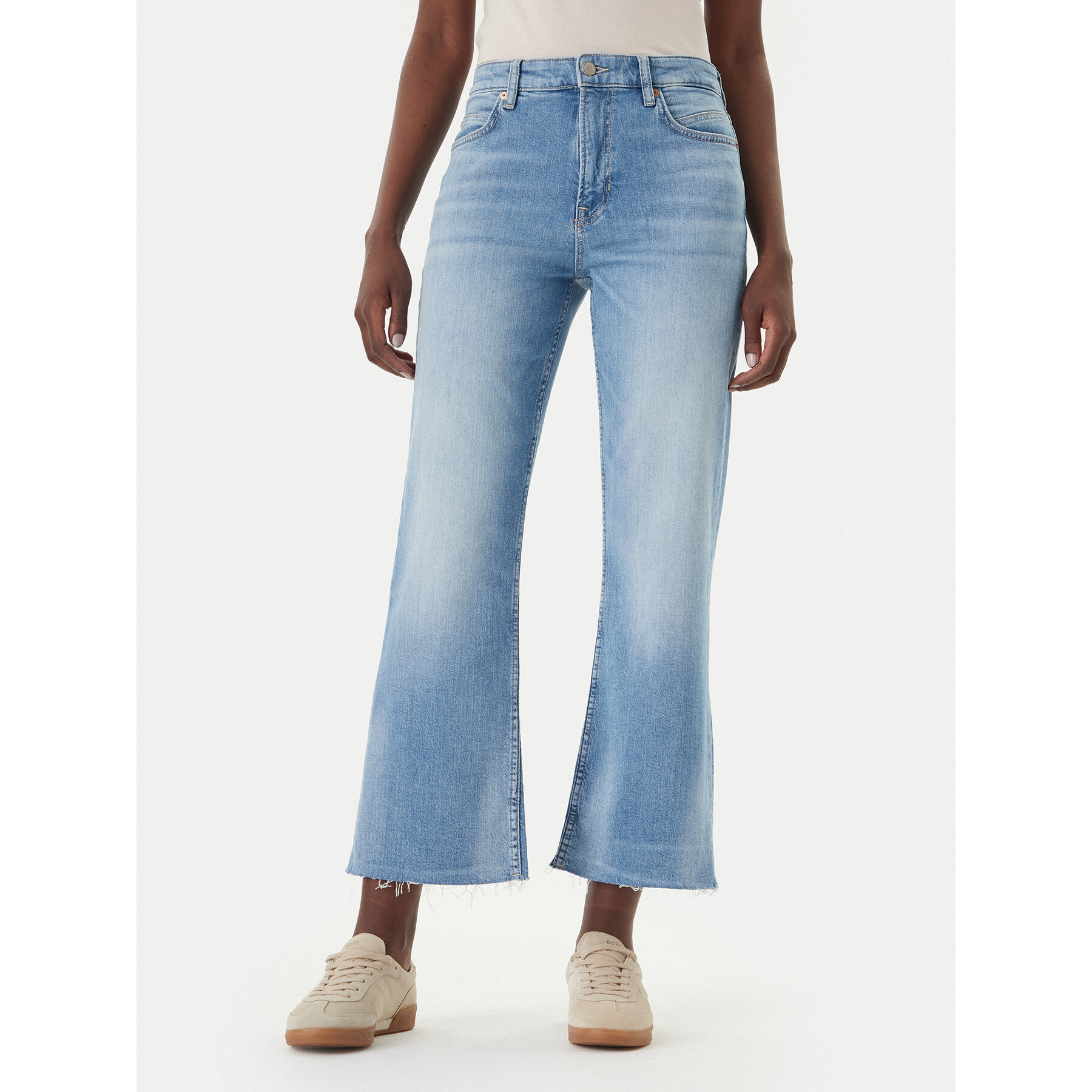 BOSS Jeansy C_Soft 50558714 Niebieski Flare Fit