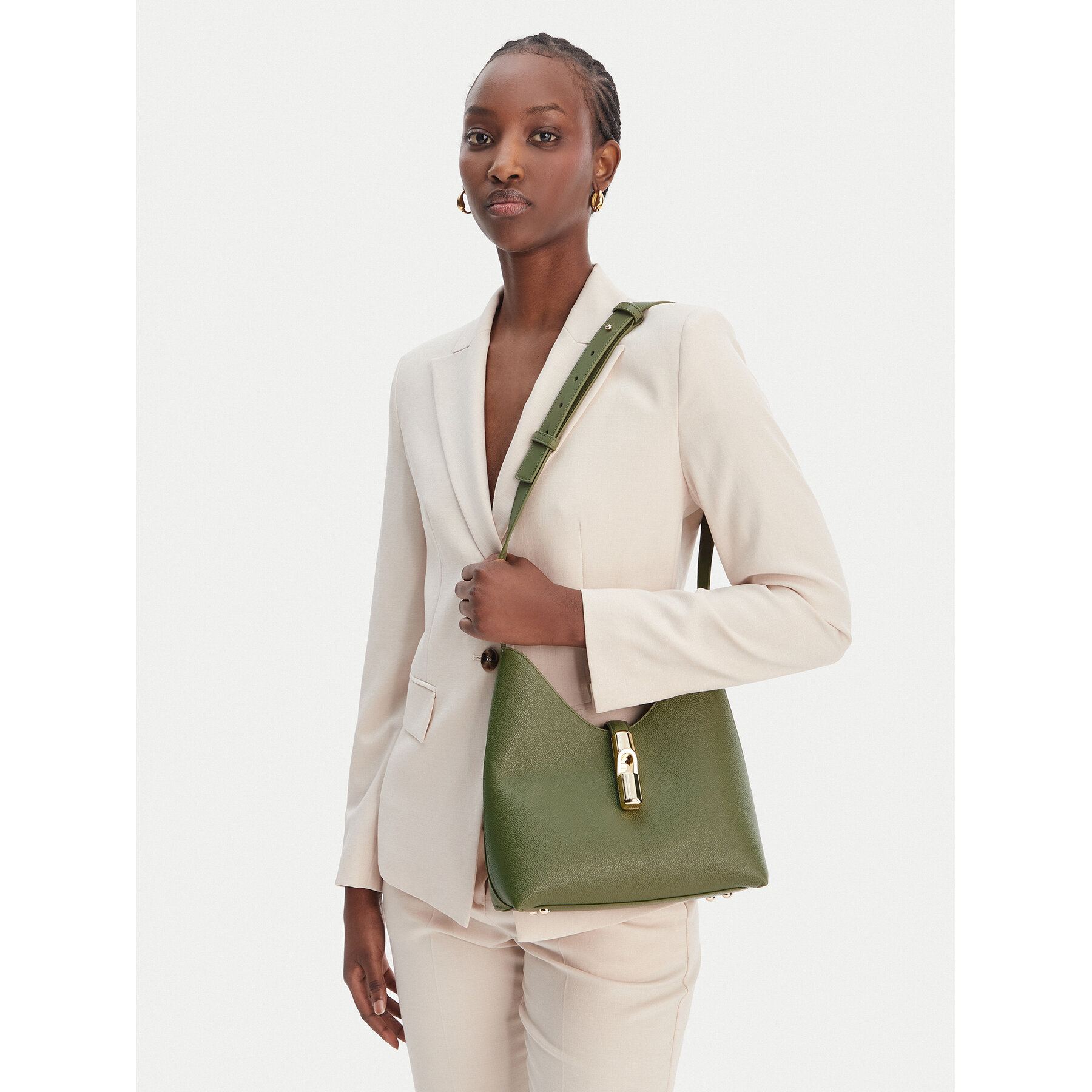Furla Torebka Goccia S WB01979 BX3353 KH 4555S Zielony