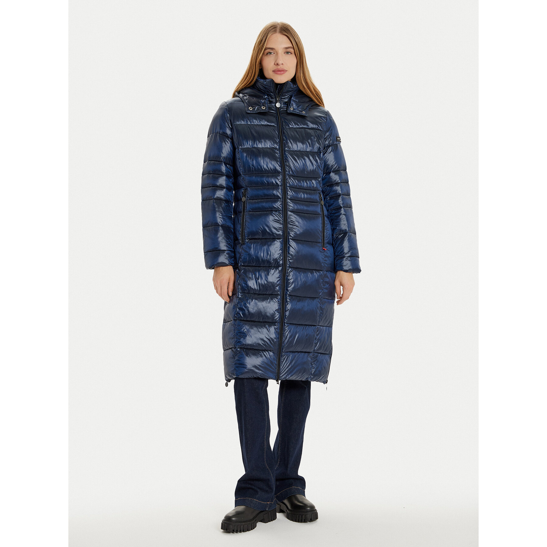 Frieda & Freddies Kurtka zimowa 3880A Granatowy Regular Fit