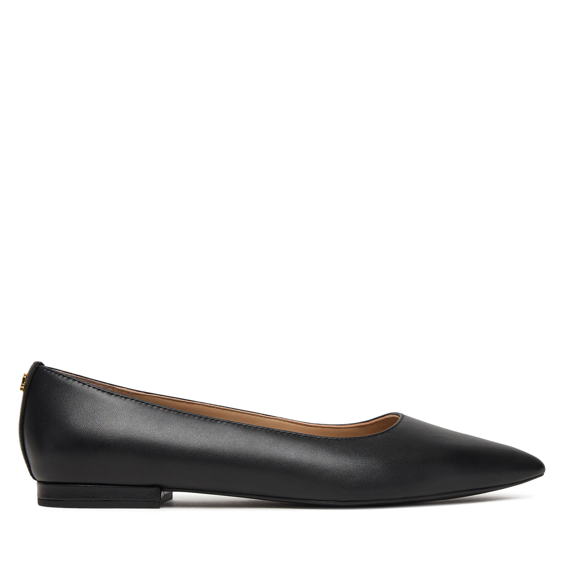 LAUREN RALPH LAUREN Baleriny Londyn 802P09039001 Czarny