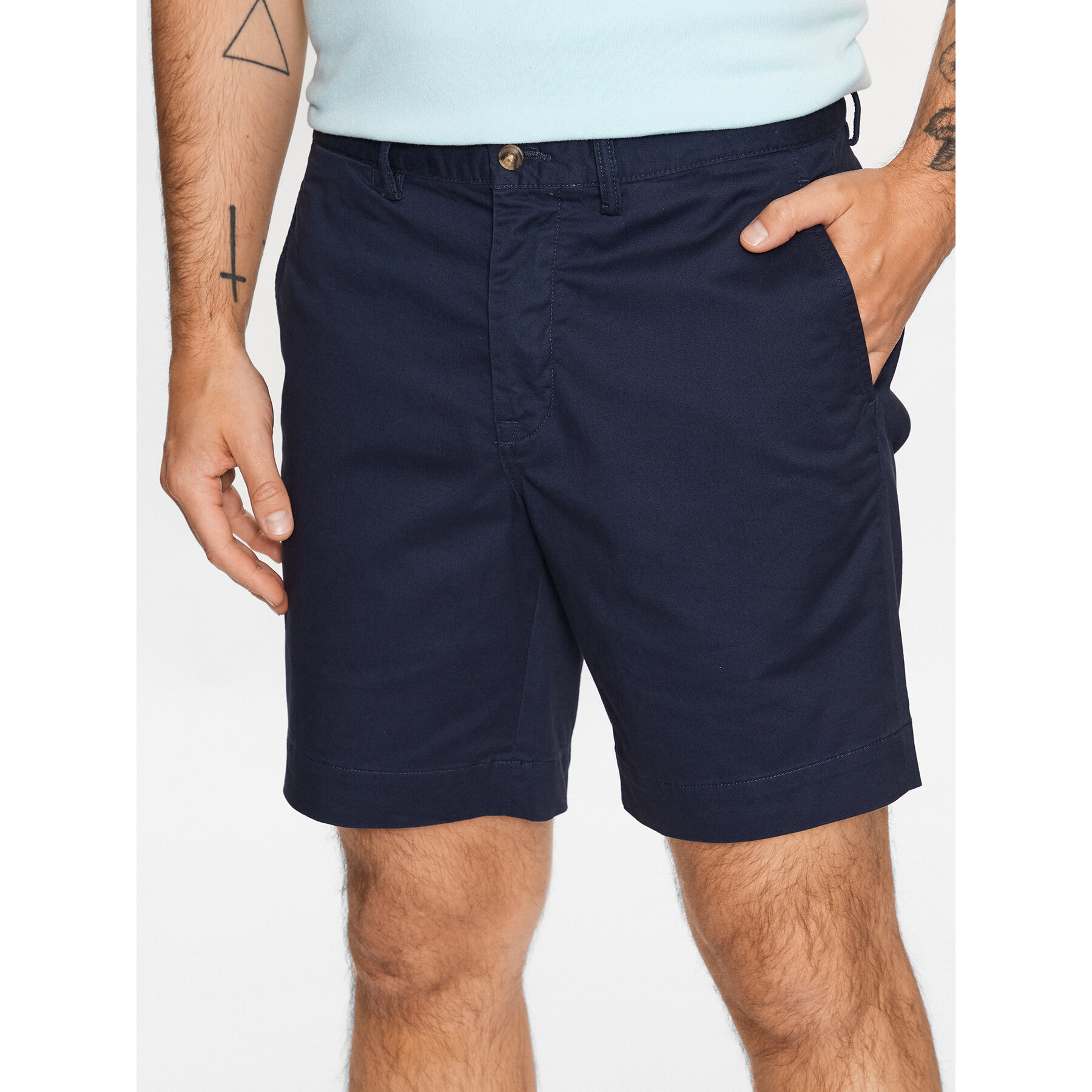 Polo Ralph Lauren Szorty materiałowe 710799213005 Granatowy Slim Fit