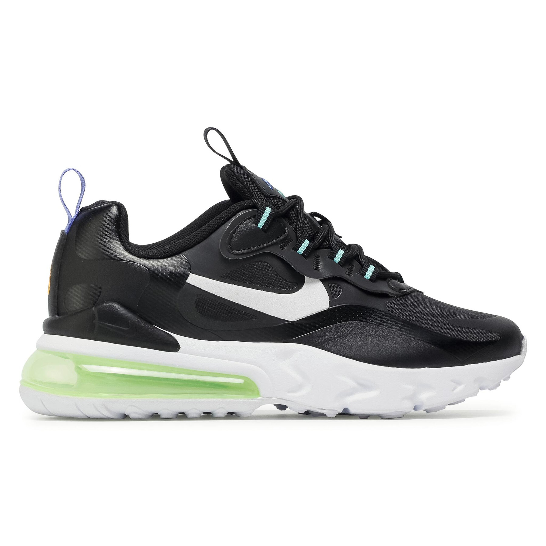 Nike Sneakersy Air Max 270 React (GS) CZ4212 001 Czarny