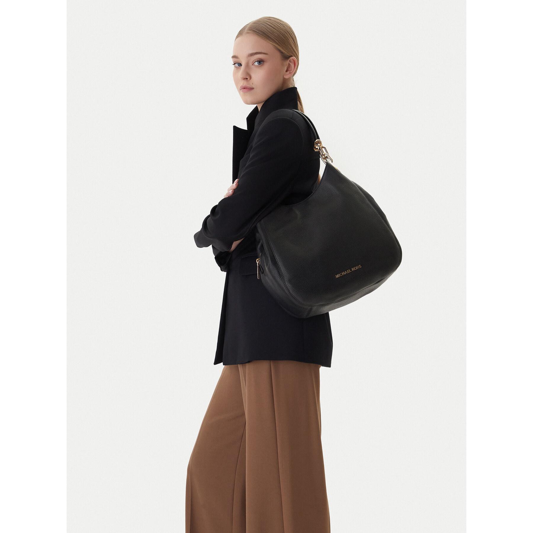 MICHAEL Michael Kors Torebka Lillie 30T9G0LE3L Czarny