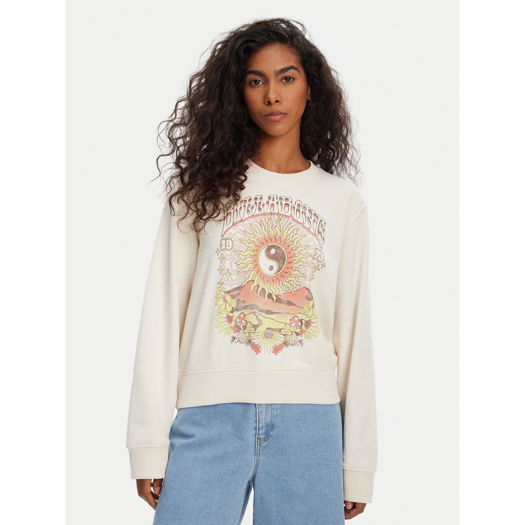 Billabong Bluza Balanced Out EBJSF00171 Beżowy Regular Fit