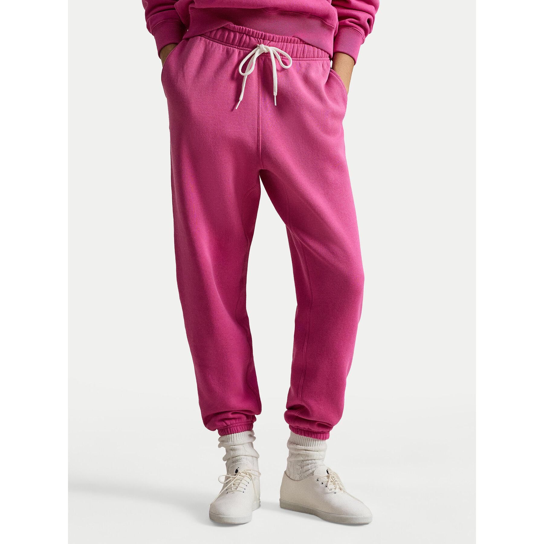 Polo Ralph Lauren Spodnie dresowe 211971700501 Różowy Tapered Fit