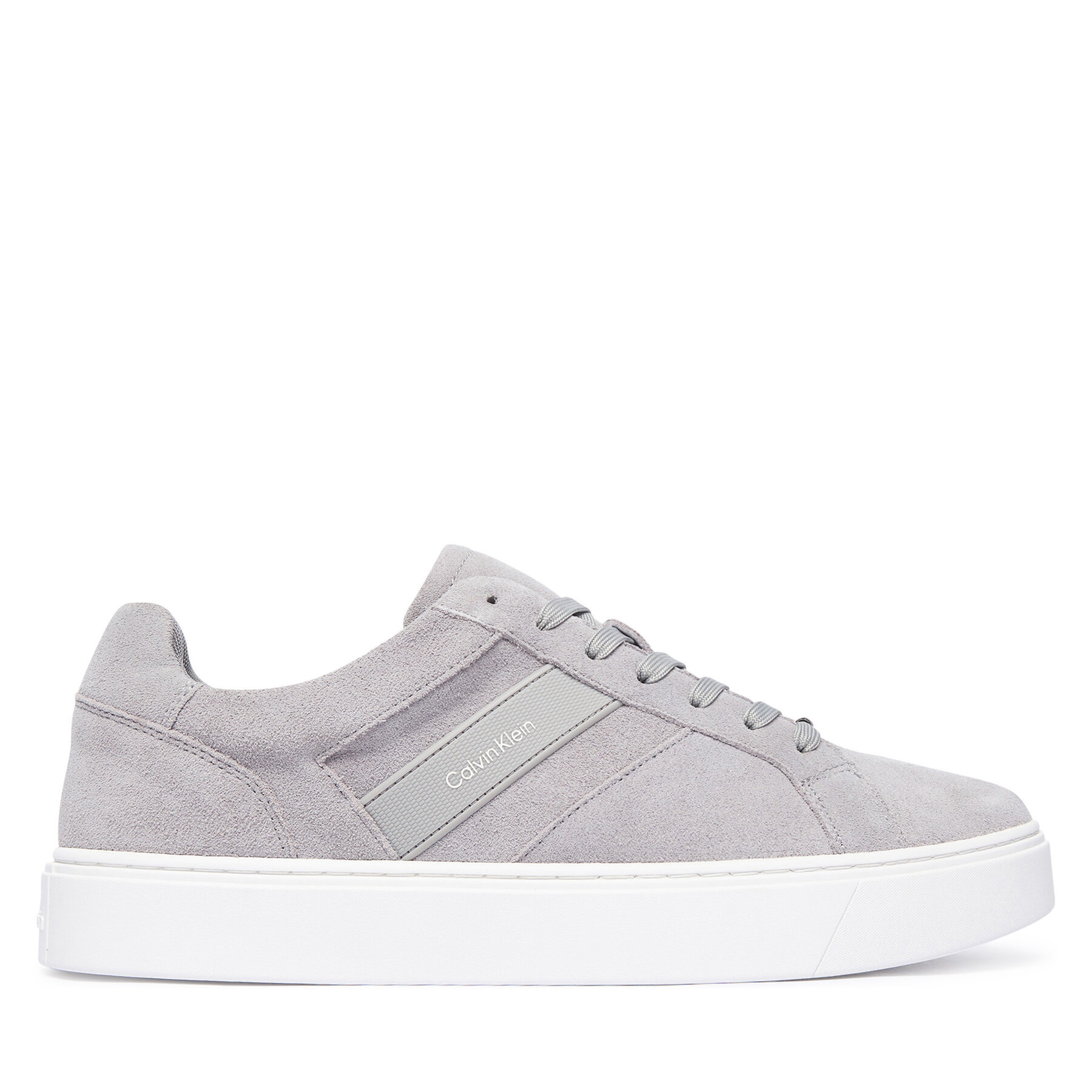 Calvin Klein Sneakersy Classic Cups Laceup Tape Su HM0HM02200 Szary