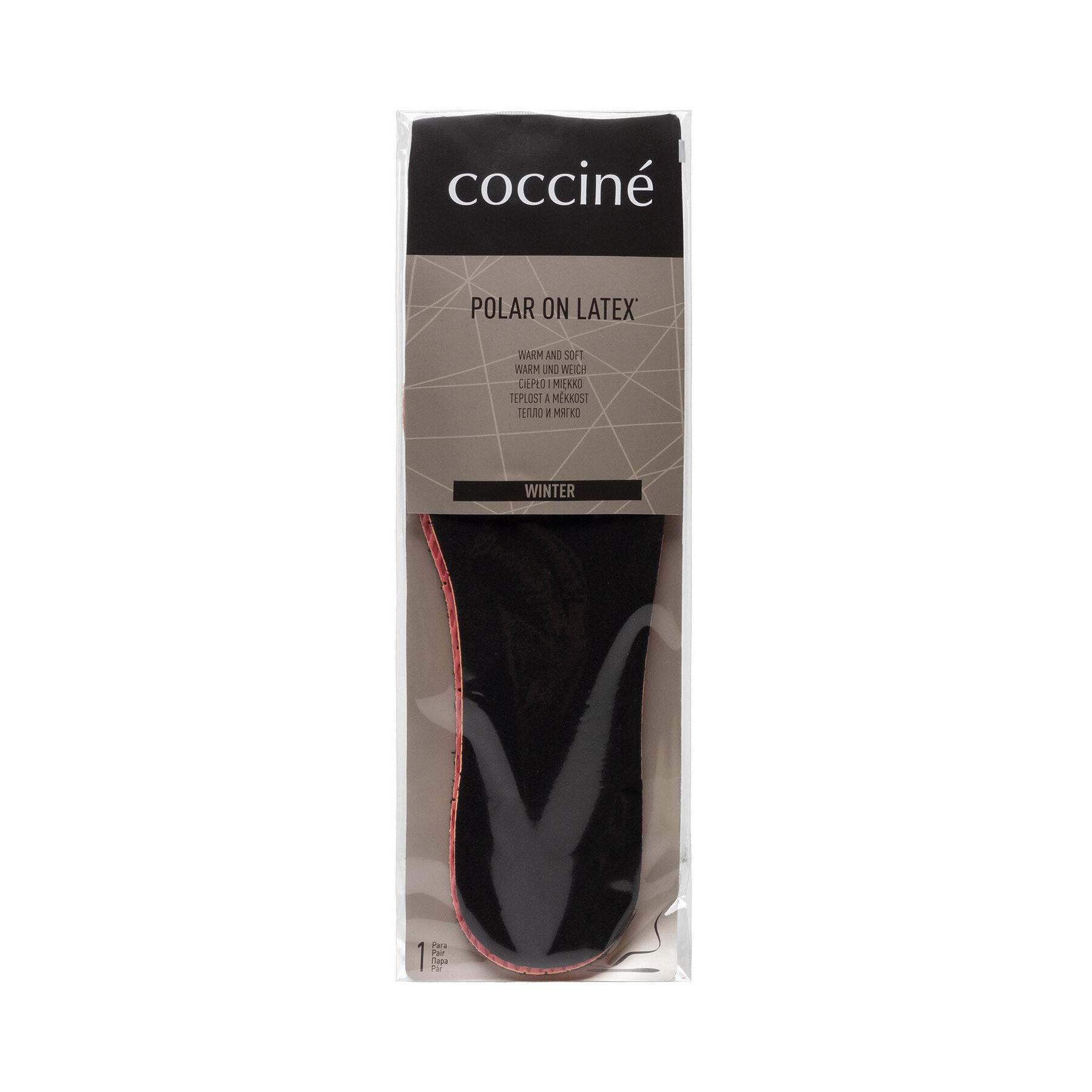 Coccine Wkładki Polar On Latex 665/18/AZ Czarny