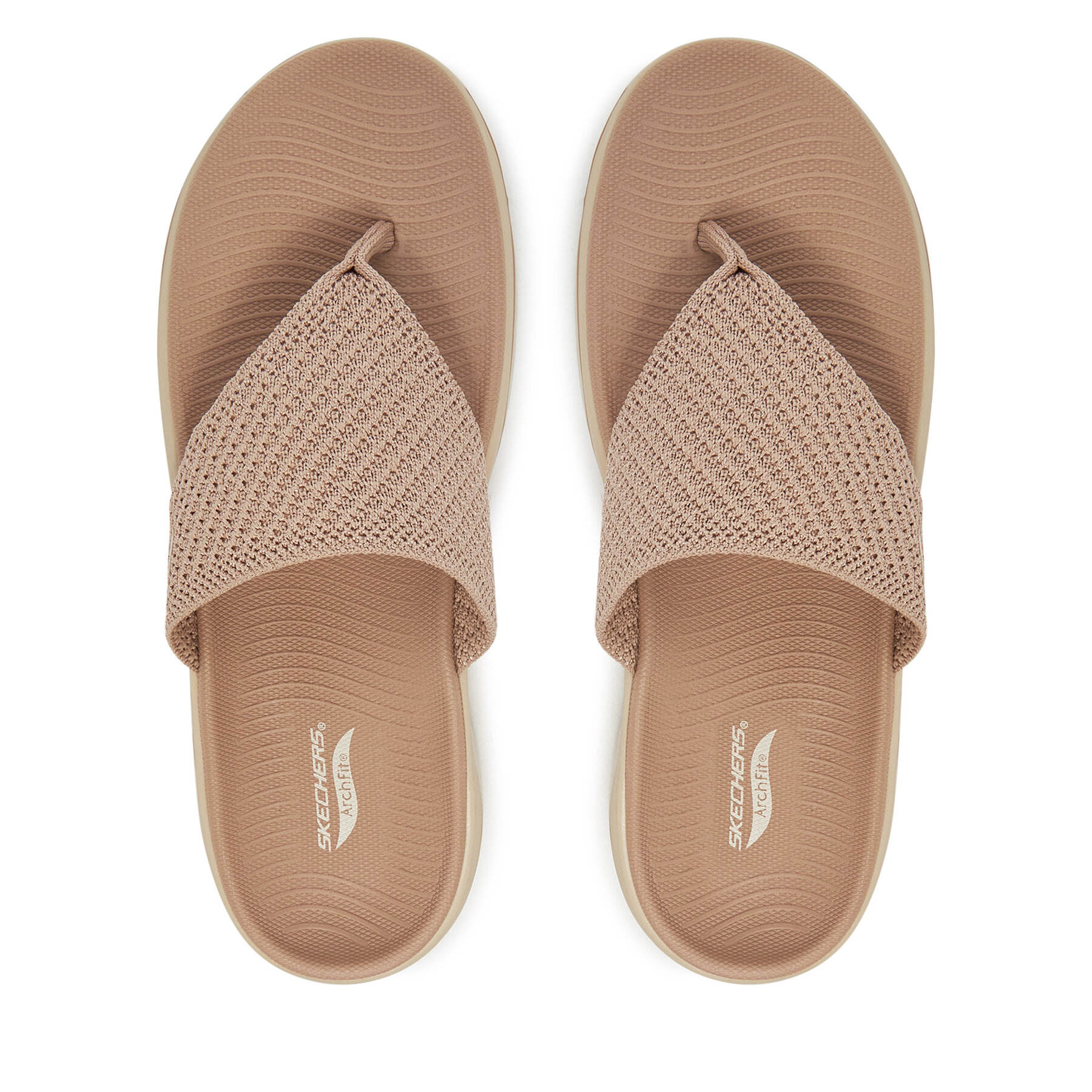 Skechers Japonki Go Walk Arch Fit 2.0 Sandal-Carrie 140861/TPE Beżowy