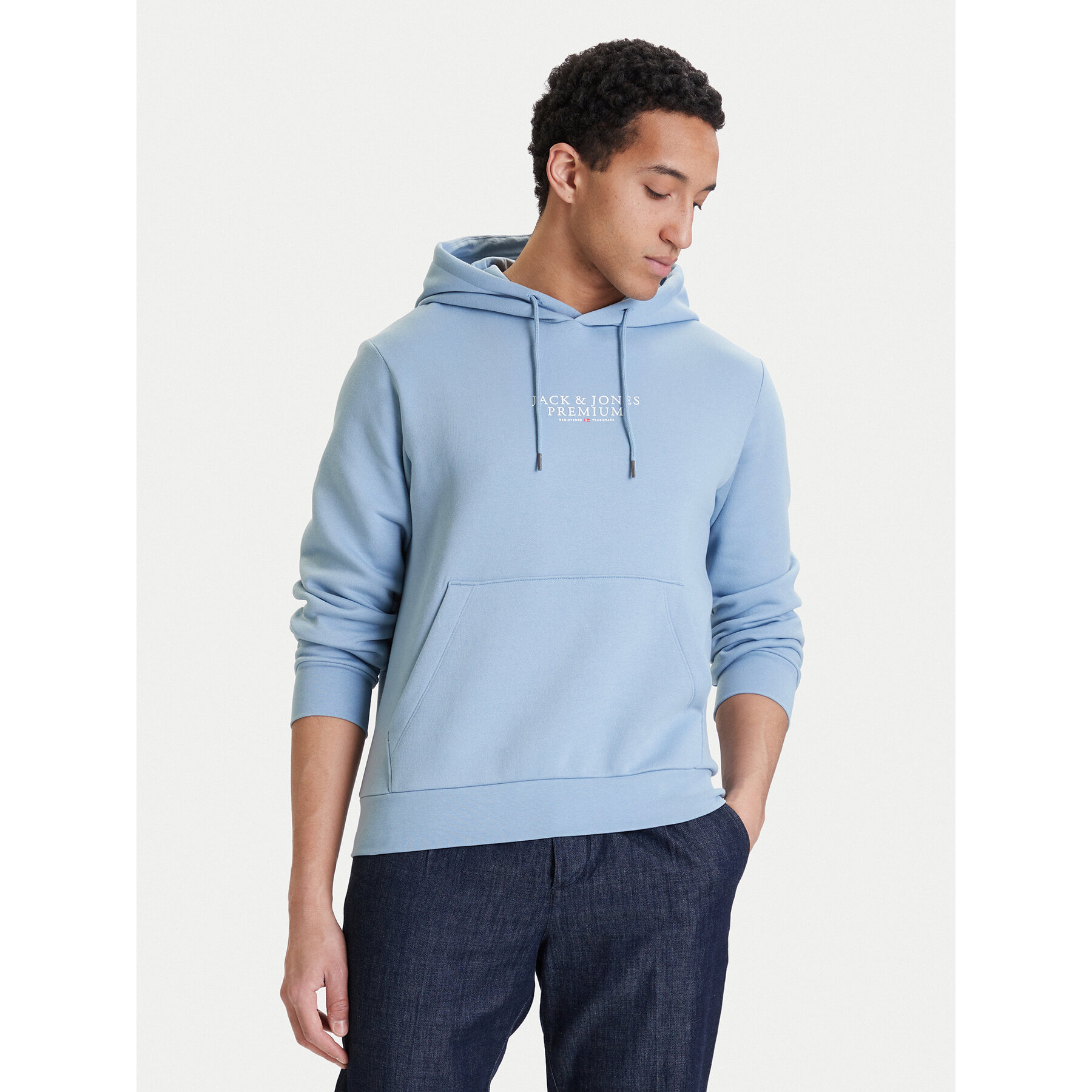 Jack & Jones Bluza Archie 12216335 Niebieski jasny Regular Fit