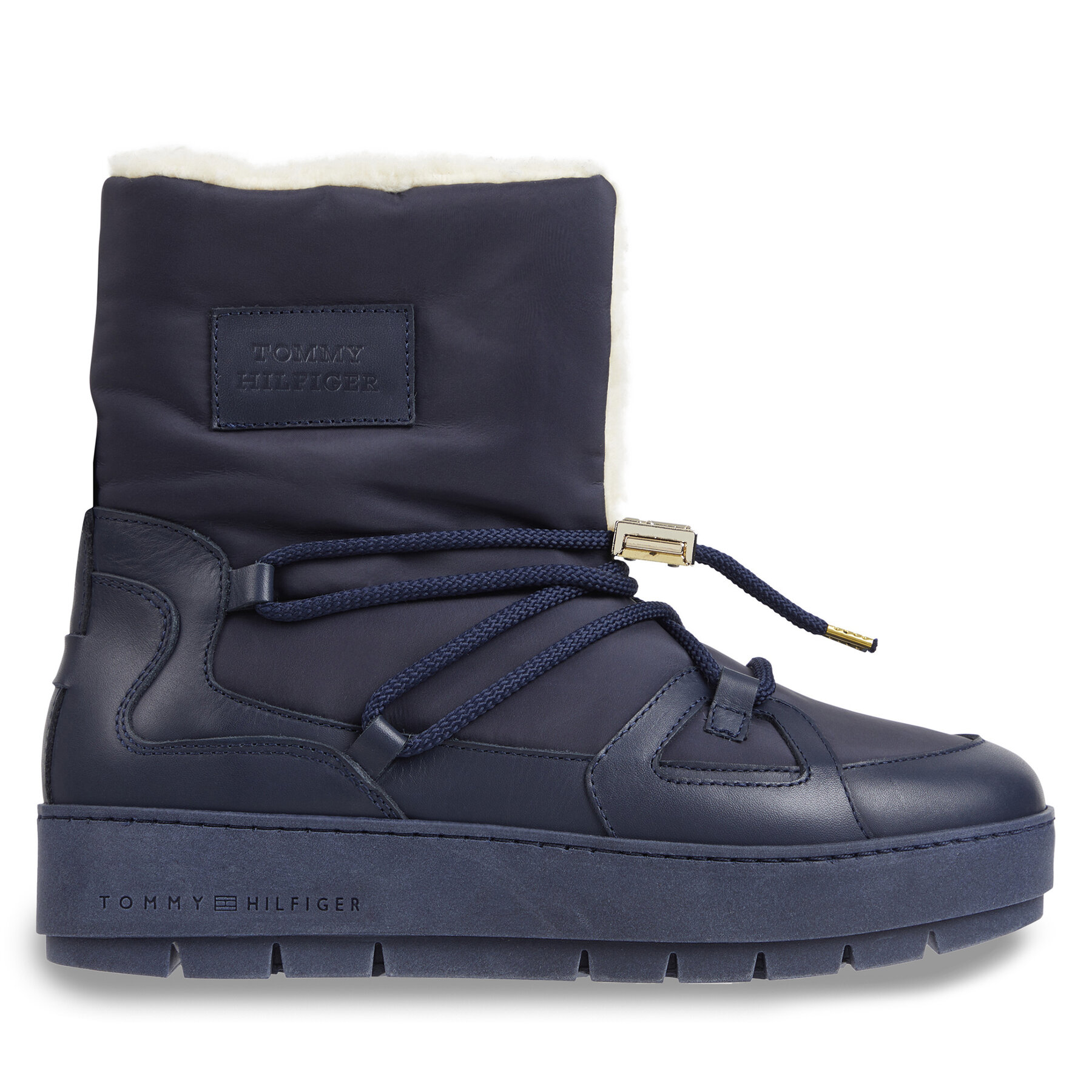 Tommy Hilfiger Śniegowce Tommy Essential Snowboot FW0FW07504 Niebieski