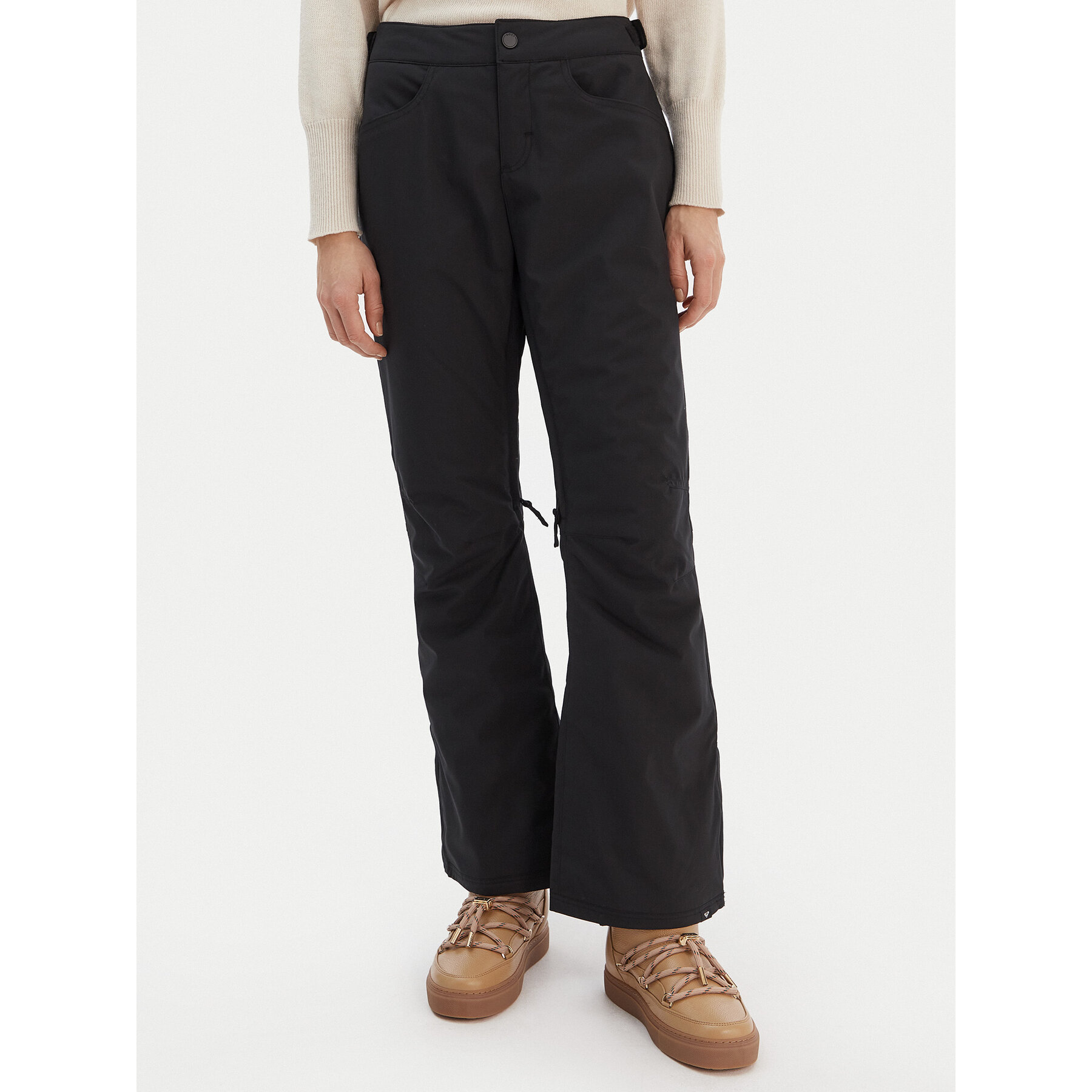 Roxy Spodnie snowboardowe Backyard ERJTP03299 Czarny Tailored Fit