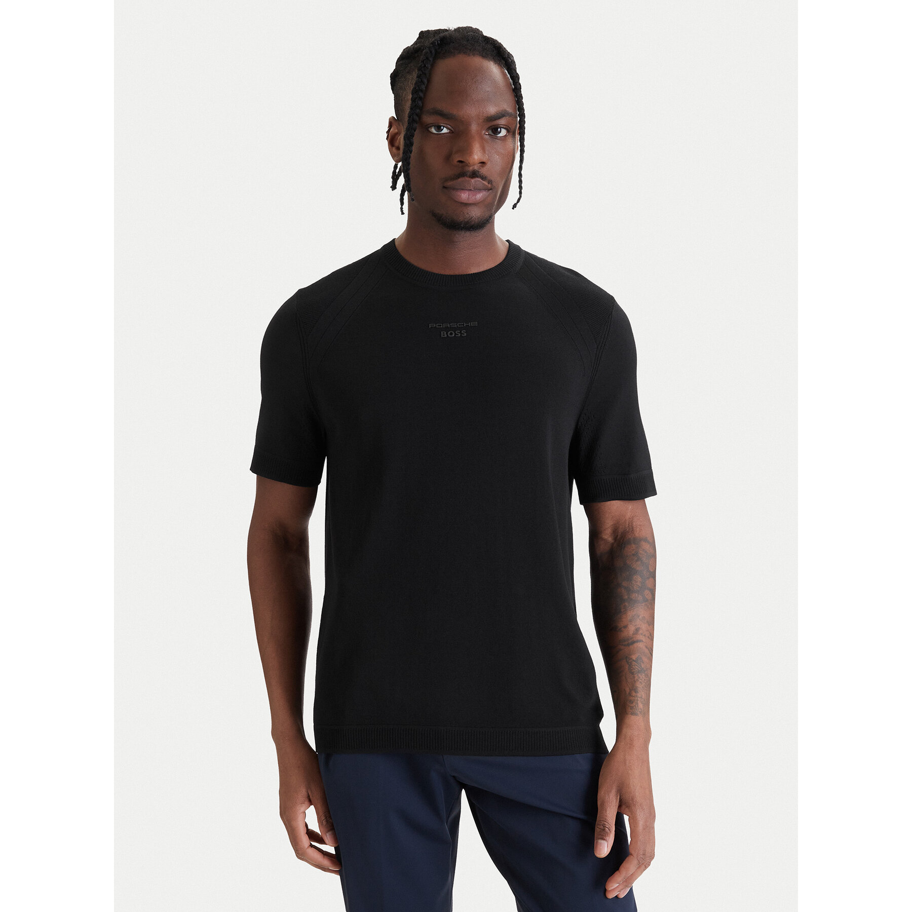 BOSS T-Shirt Spirit70 50558363 Czarny Regular Fit