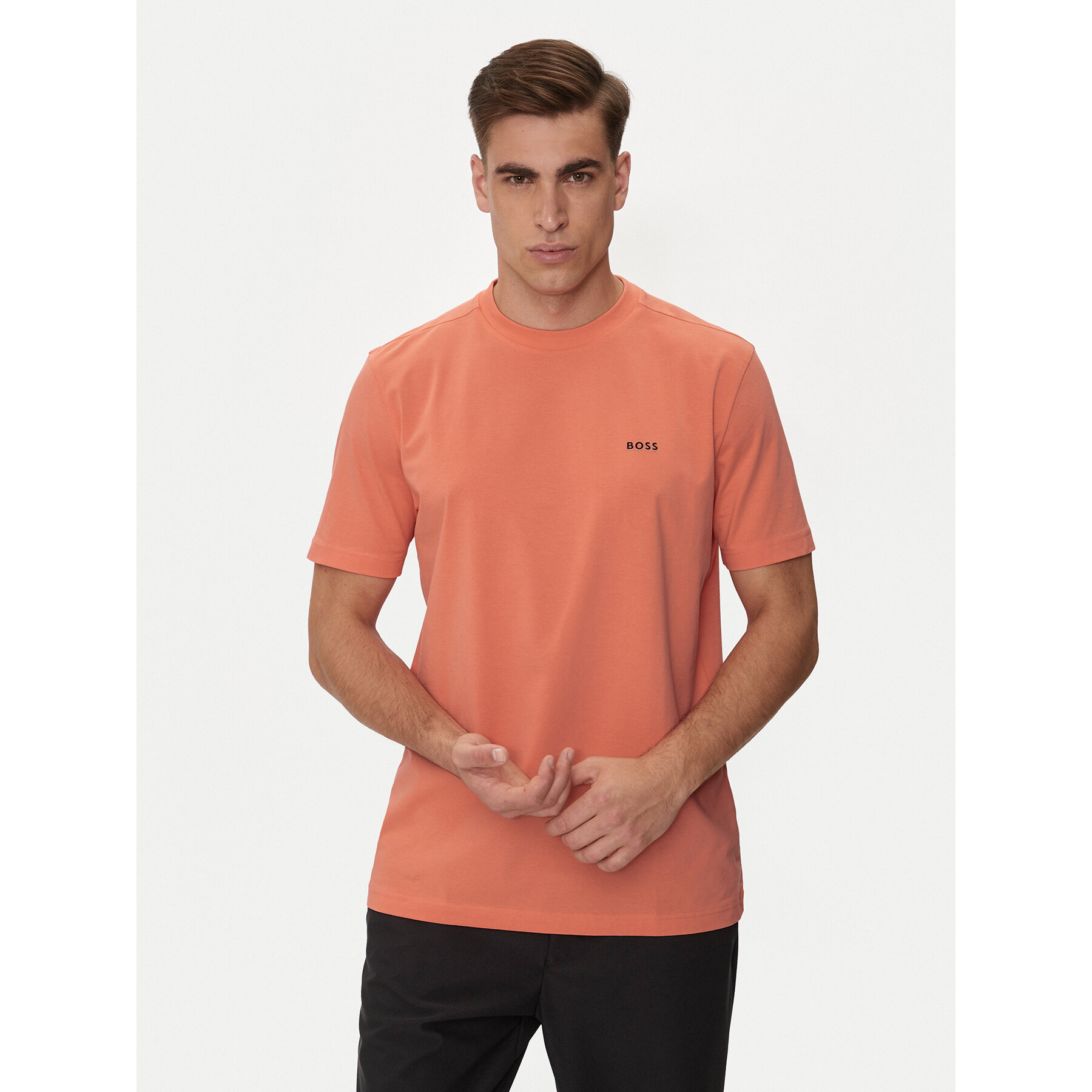 Boss T-Shirt Tee 50506373 Czerwony Regular Fit