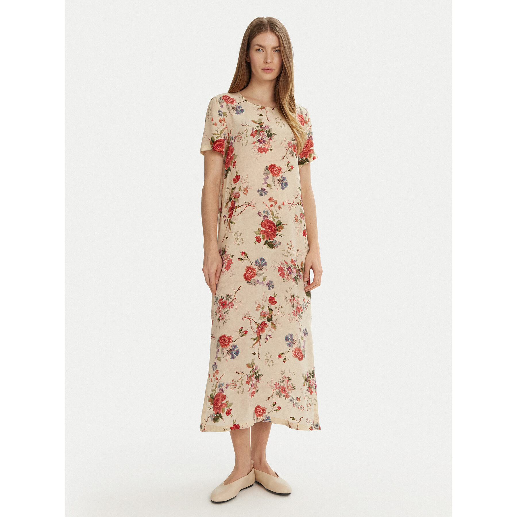Weekend Max Mara Sukienka letnia Giudy 2515221212 Beżowy Regular Fit