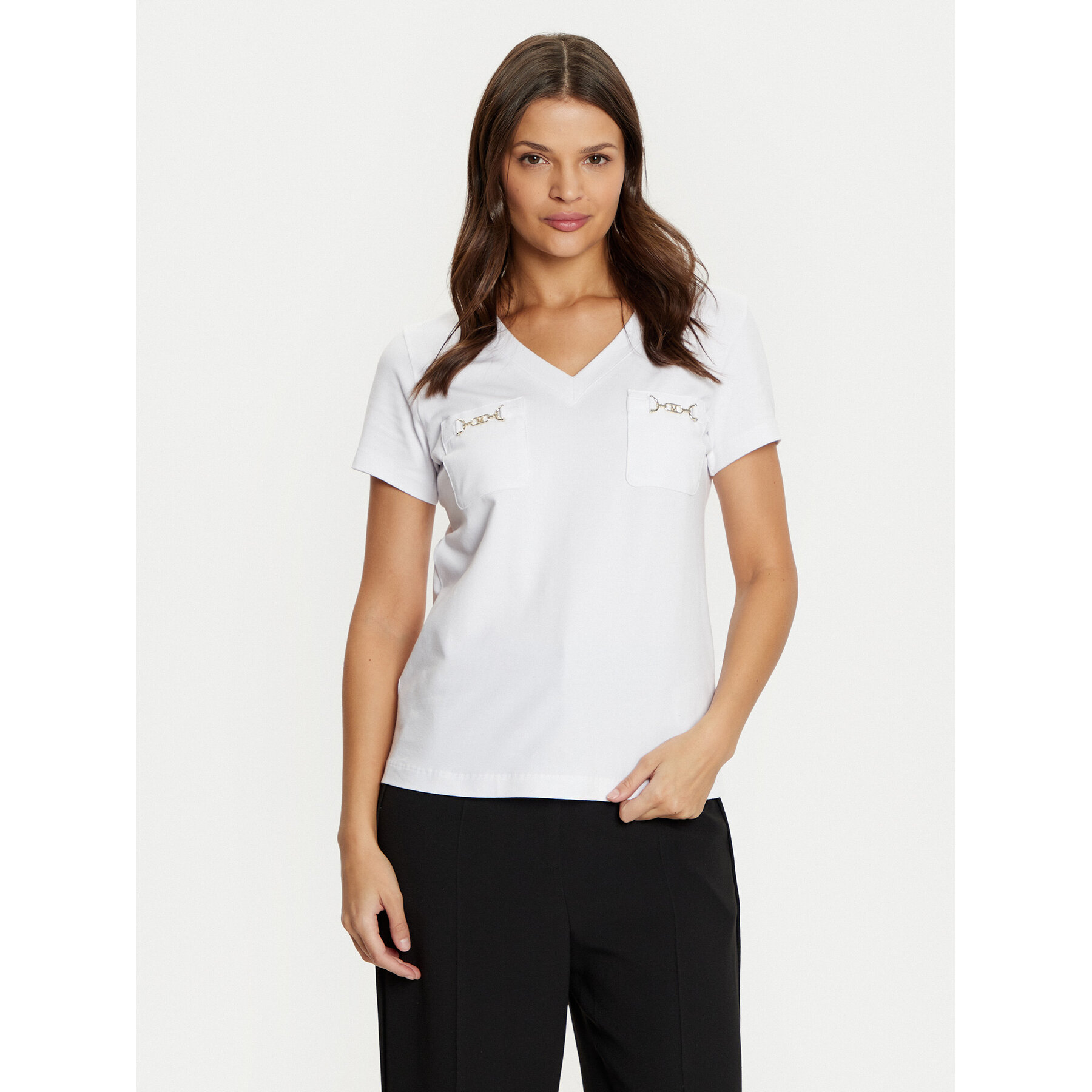 Marciano Guess T-Shirt 5RGI03 6008A Biały Regular Fit