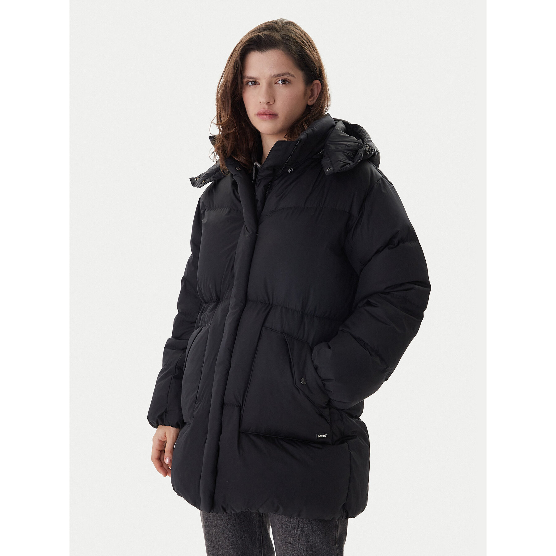 Levi's® Kurtka puchowa Western Bubble 003HB-0000 Czarny Regular Fit