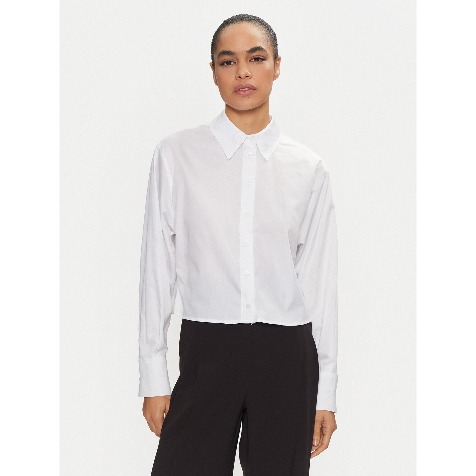 Calvin Klein Koszula K20K208068 Biały Regular Fit