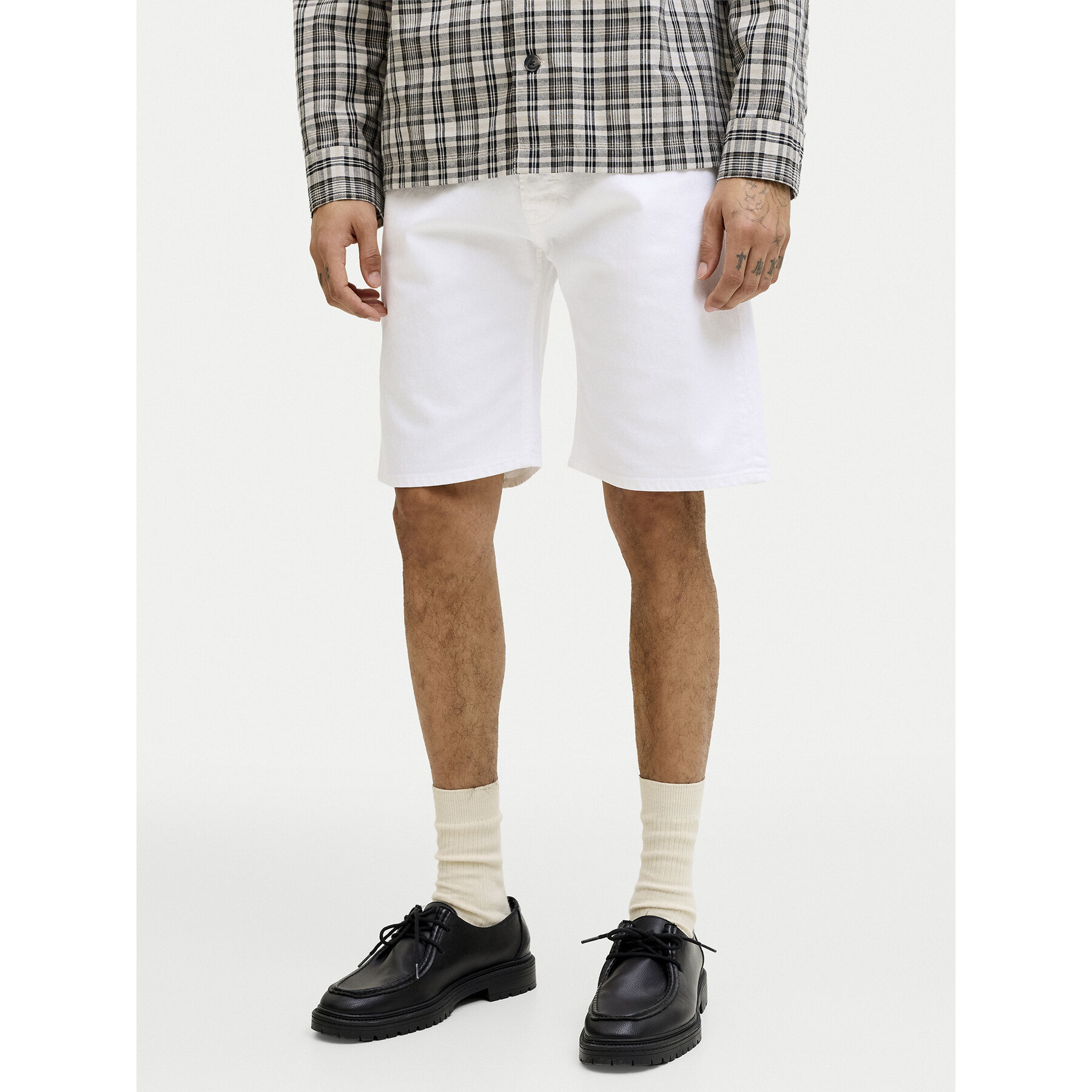 Jack & Jones Szorty materiałowe Rick Original 12290839 Biały Regular Fit