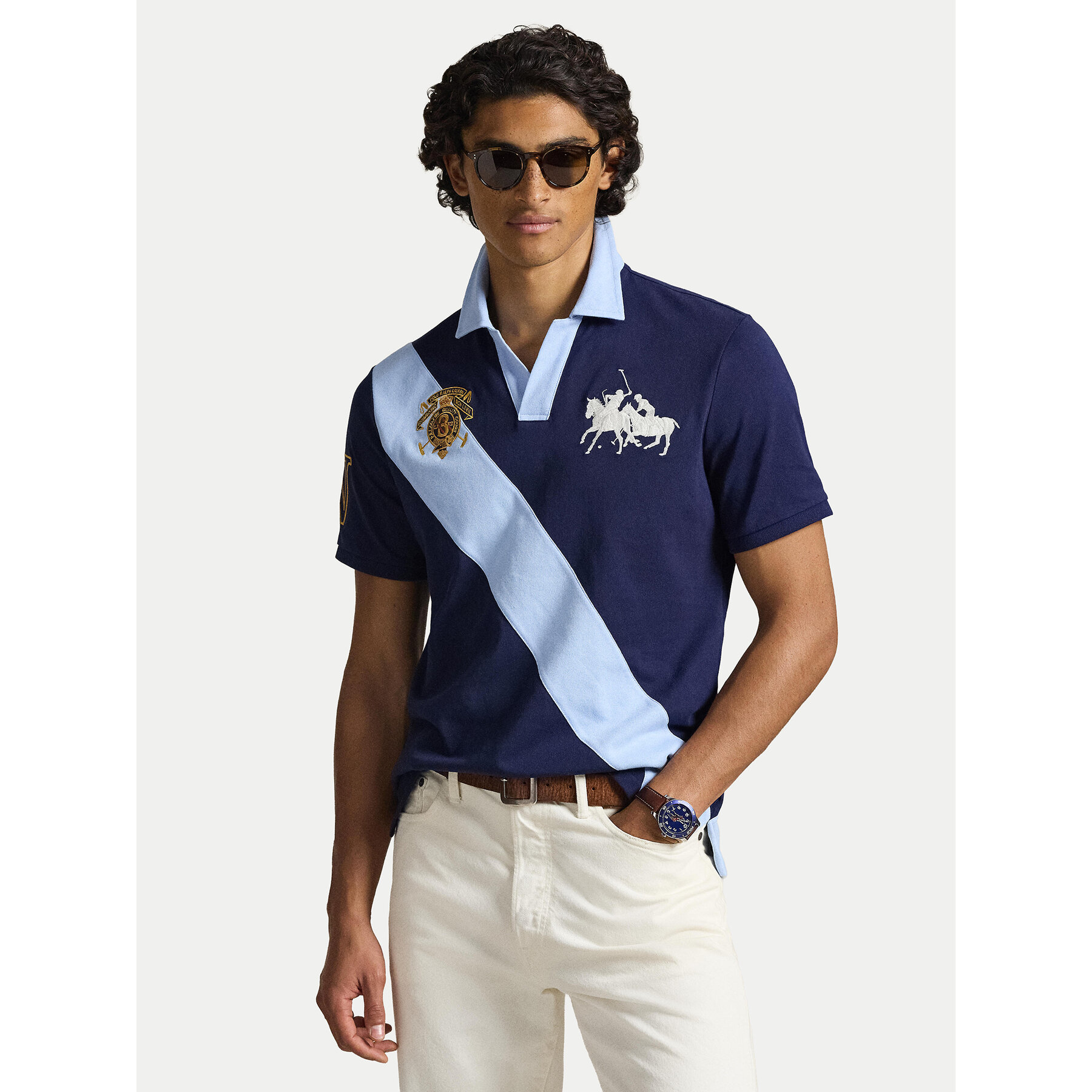 Polo Ralph Lauren Polo 710B14221001 Granatowy Regular Fit