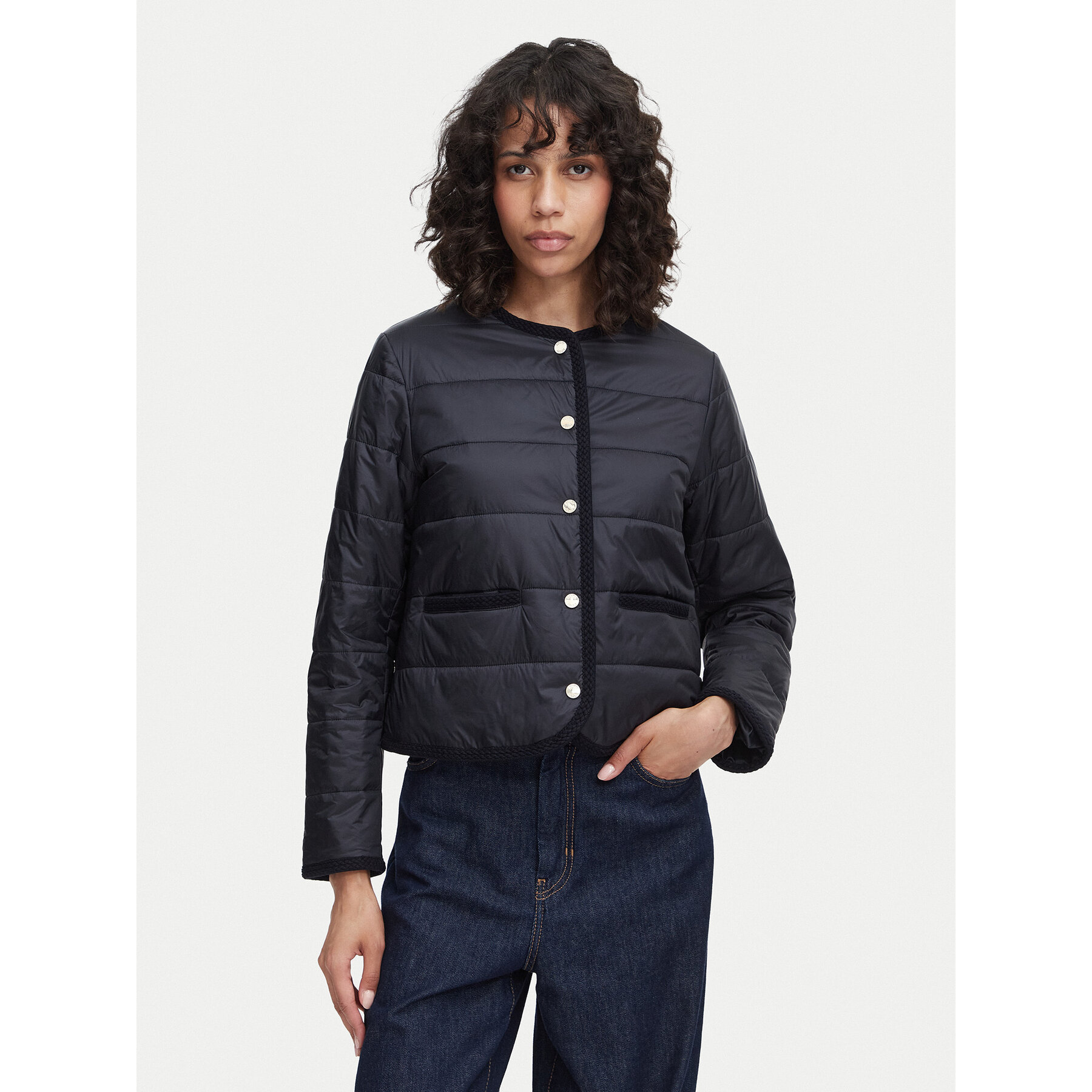 JOOP! Kurtka przejściowa 10101348 30103190 Granatowy Regular Fit