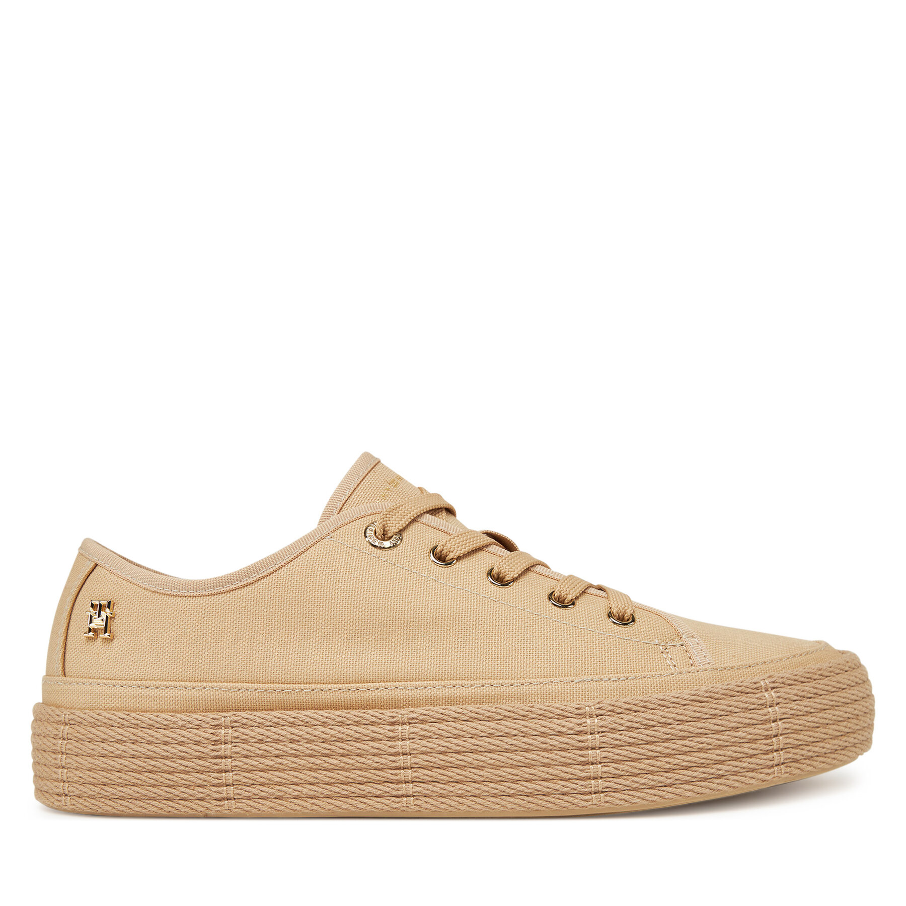 Tommy Hilfiger Espadryle Vulc Espadrille Sneaker FW0FW08404 Beżowy
