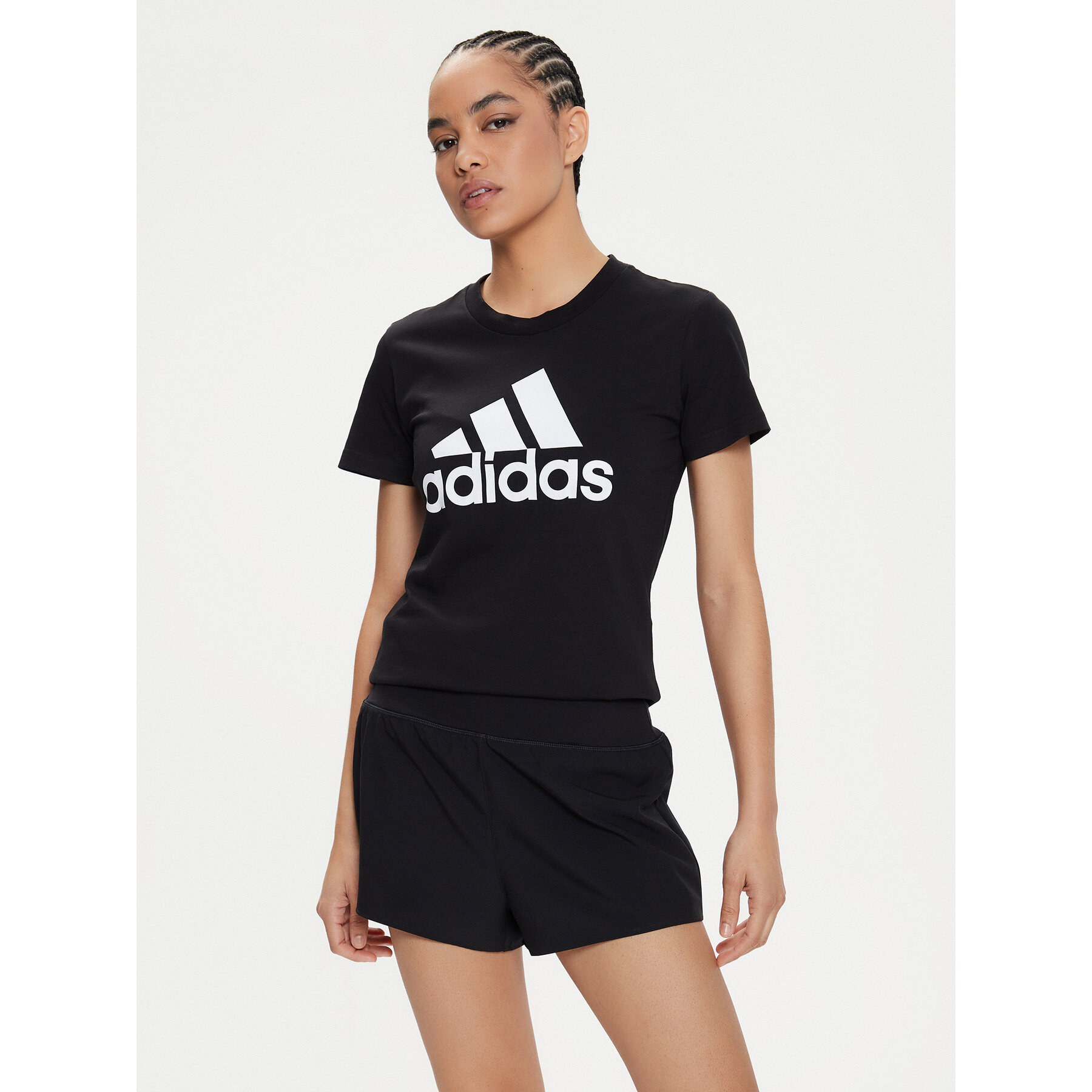 adidas T-Shirt Essentials Logo GL0722 Czarny Regular Fit