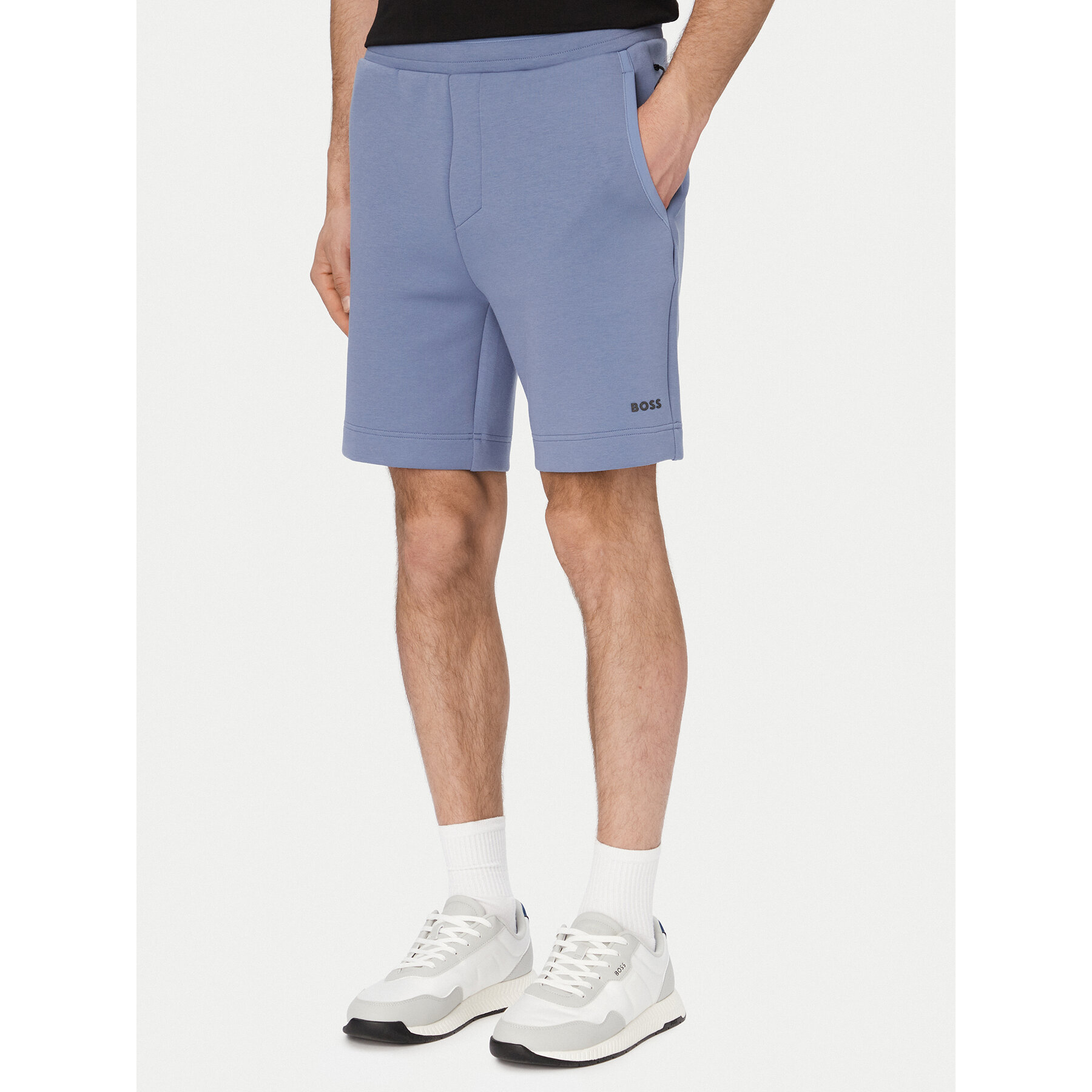 BOSS Szorty sportowe Jt Globe Short 50558970 Niebieski jasny Regular Fit