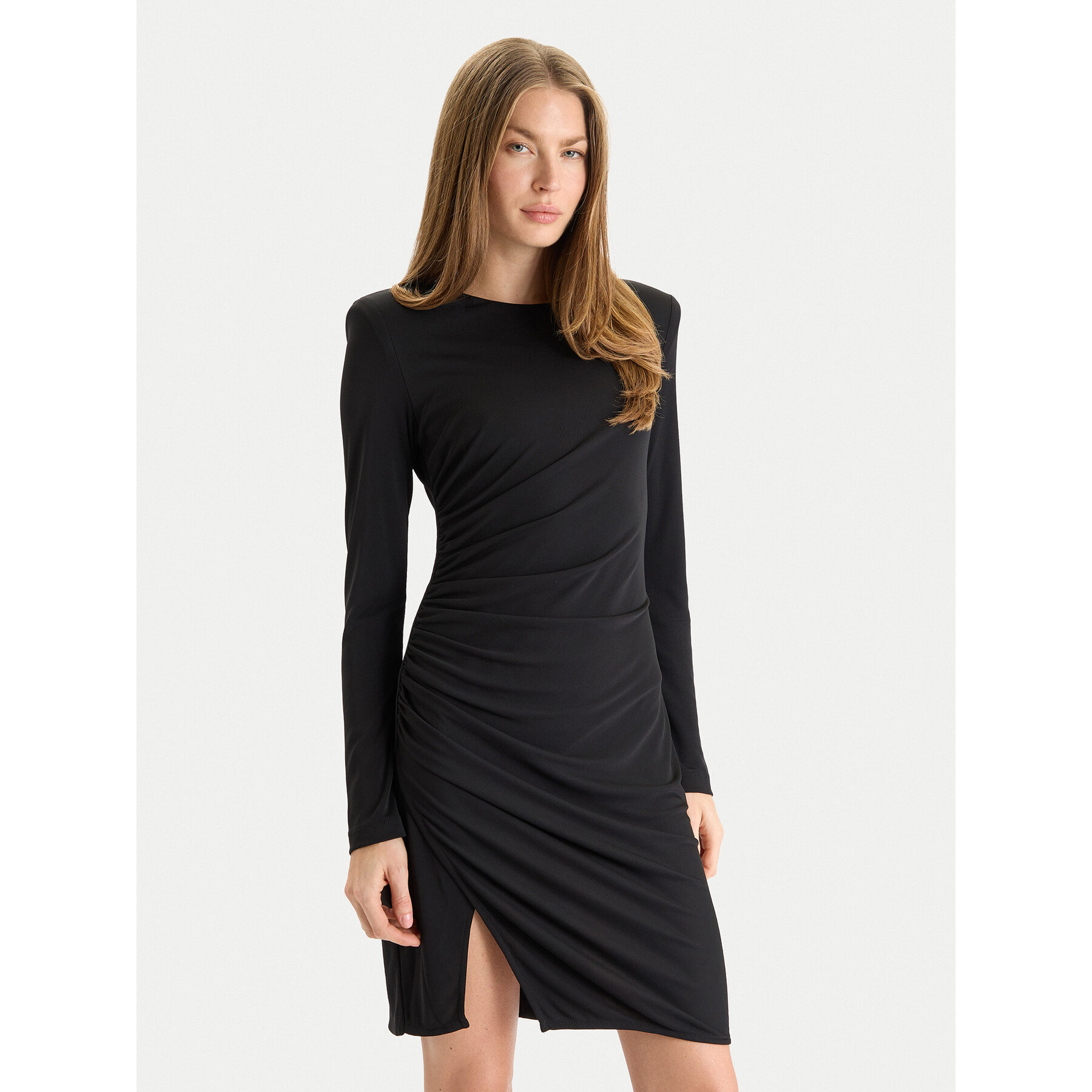 Gaudi Sukienka koktajlowa 521FD14009 Czarny Slim Fit