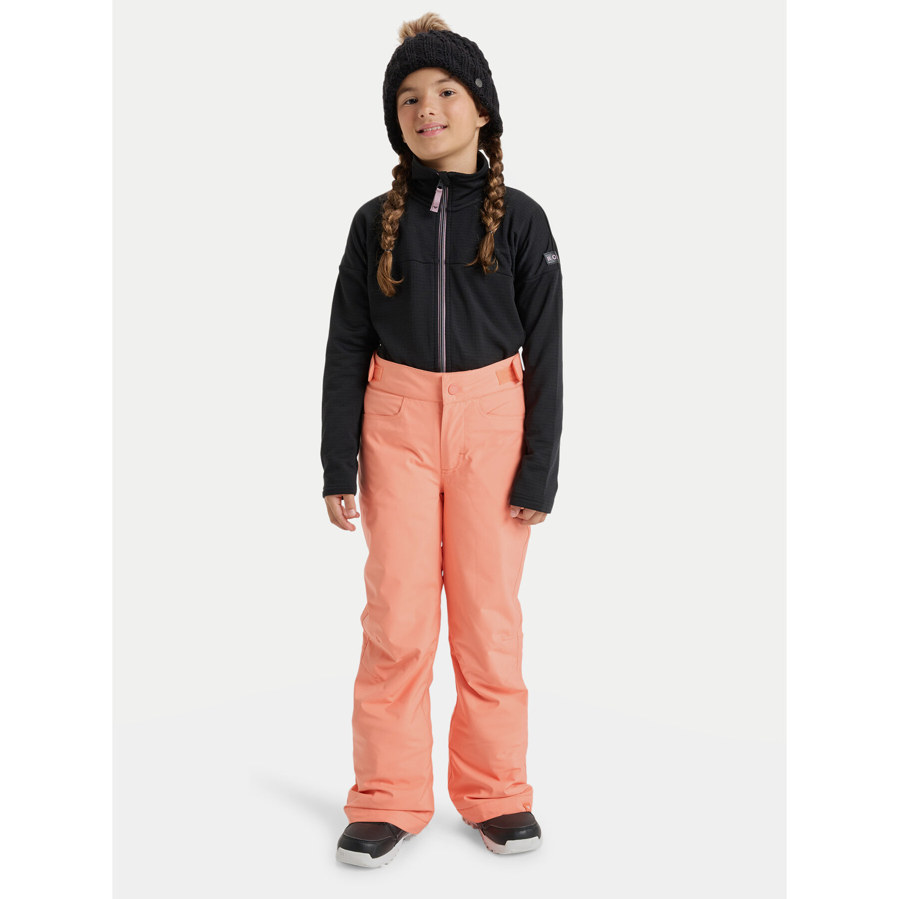 Roxy Spodnie snowboardowe Backyard ERGTP03059 Koralowy Regular Fit